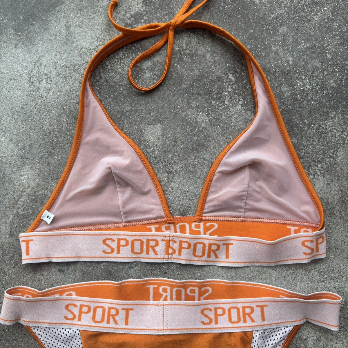 Dolce & Gabbana × Vintage Dolce & Gabbana Sport Y2K Vintage Swimsuit Size ONE SIZE - 11 Thumbnail