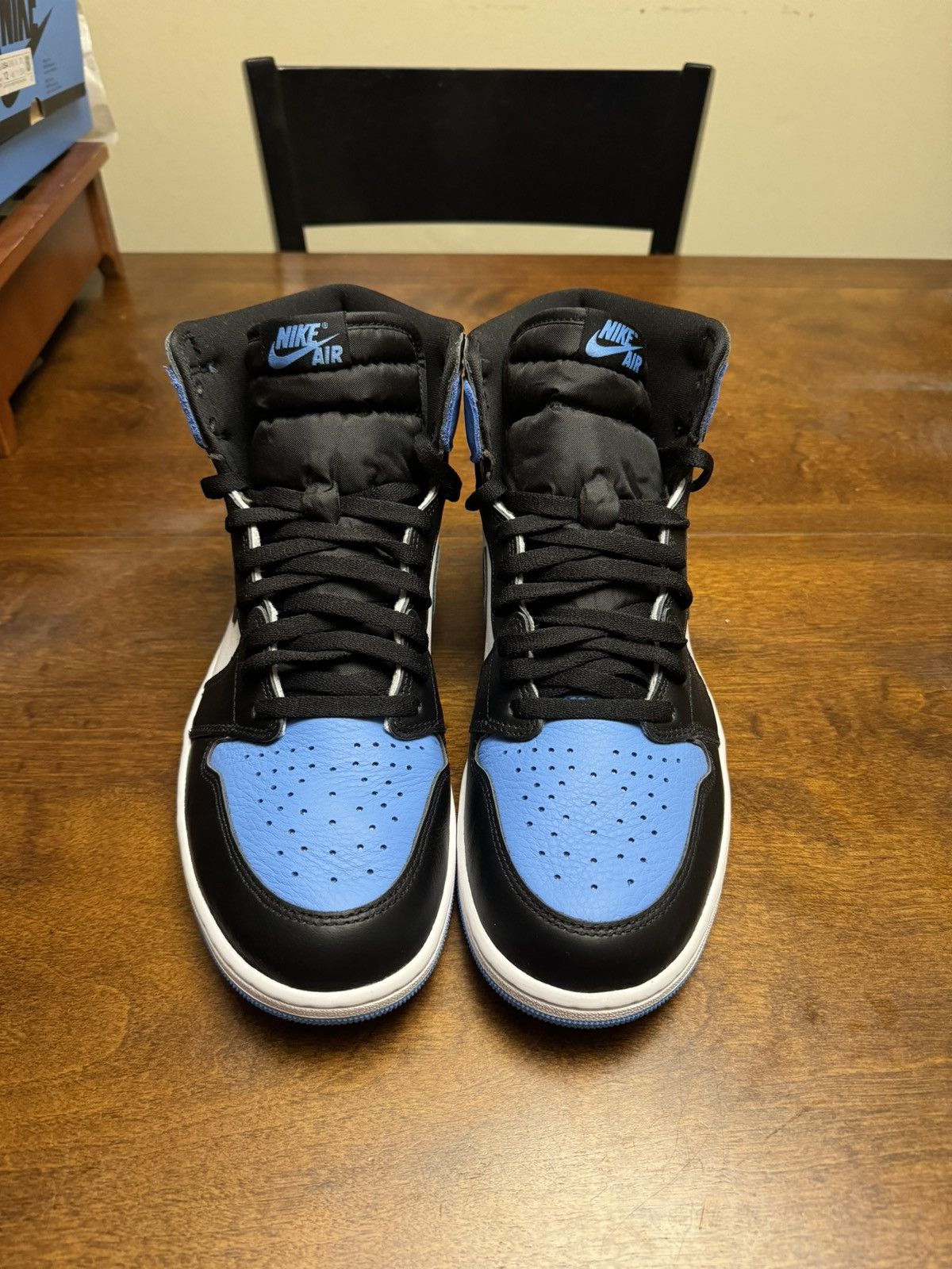 Jordan Brand × Nike Air Jordan 1 Retro High OG “UNC Toe” Size US 12 / EU 45 - 3 Thumbnail