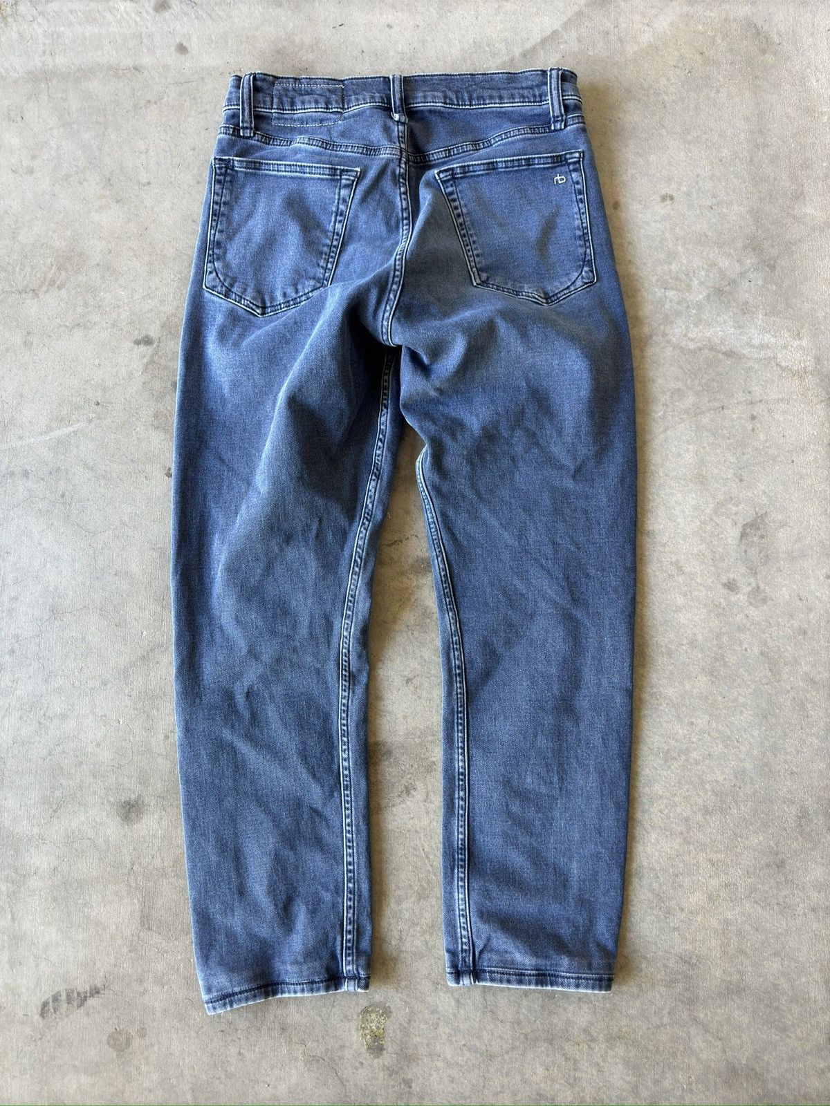 Rag & Bone Rag & Bone Slim Medium Wash USA Denim Jeans Size US 31 - 10 Thumbnail
