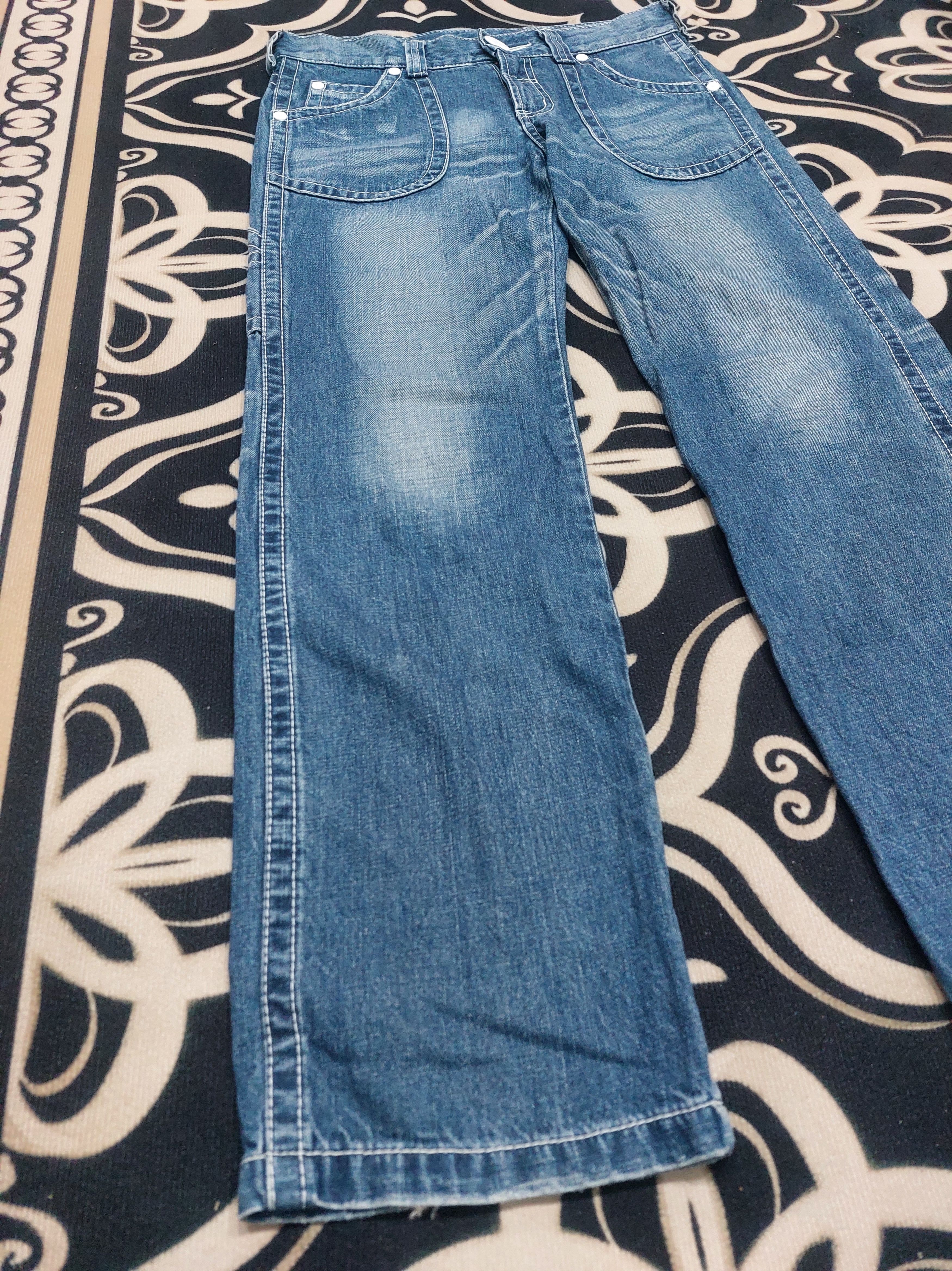 Japanese Brand × Jean UNION MADE LEE CARPENTER WORKWEAR JEANS Size US 32 / EU 48 - 3 Thumbnail