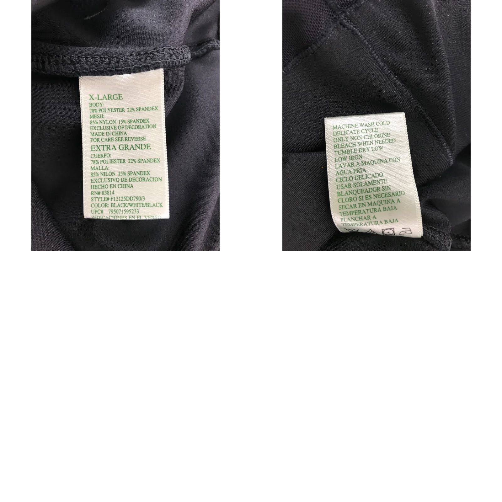 Vintage Tangerine Yoga Pants Women's XL Black White Mid Rise Stretch Pockets Skinny Pants Size 40" / US 18 - 8 Thumbnail