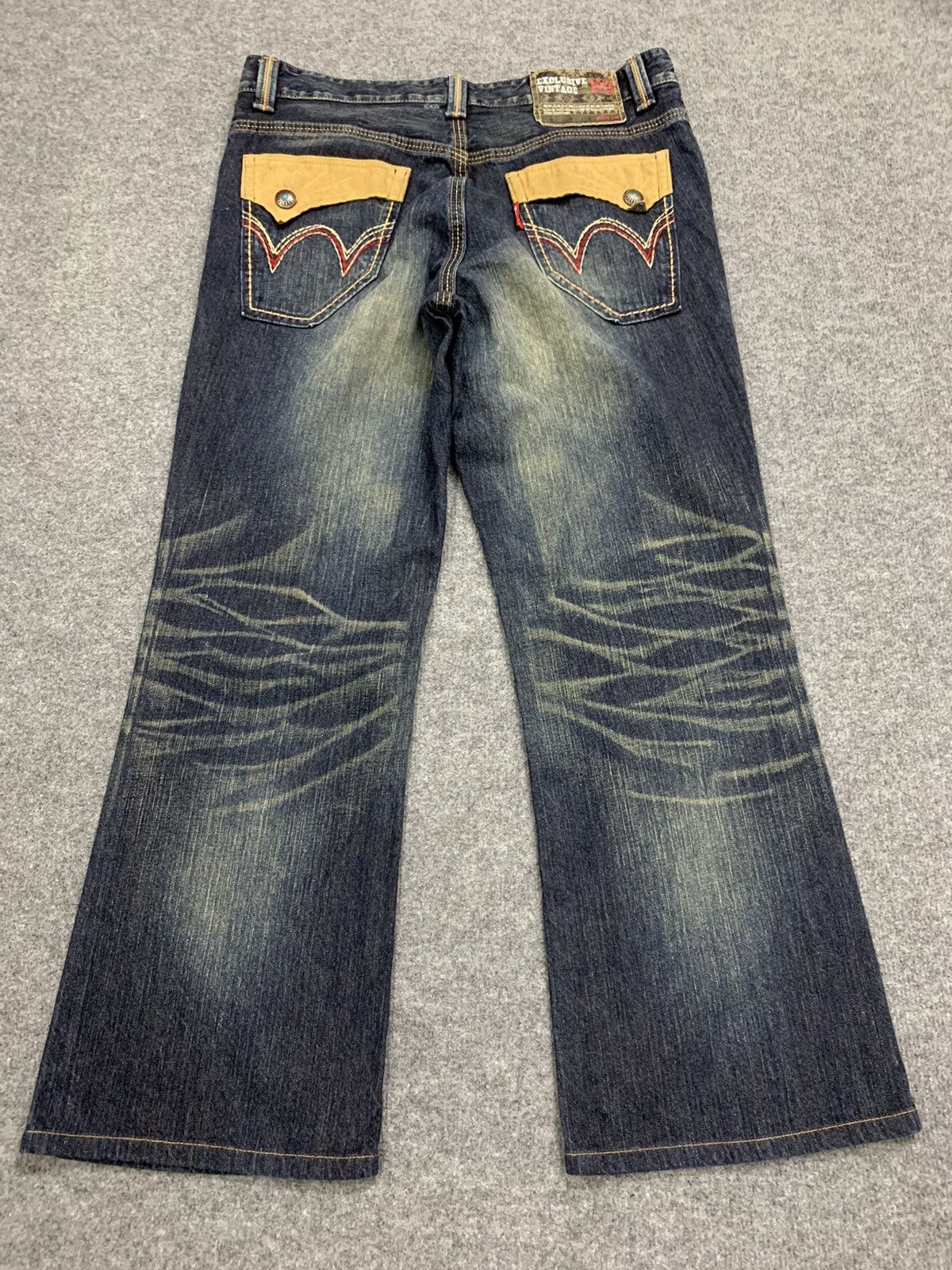 Edwin Edwin Vintage XV Flare Denim - Sun Faded Wash. Size US 38 / EU 54 - 1 Thumbnail