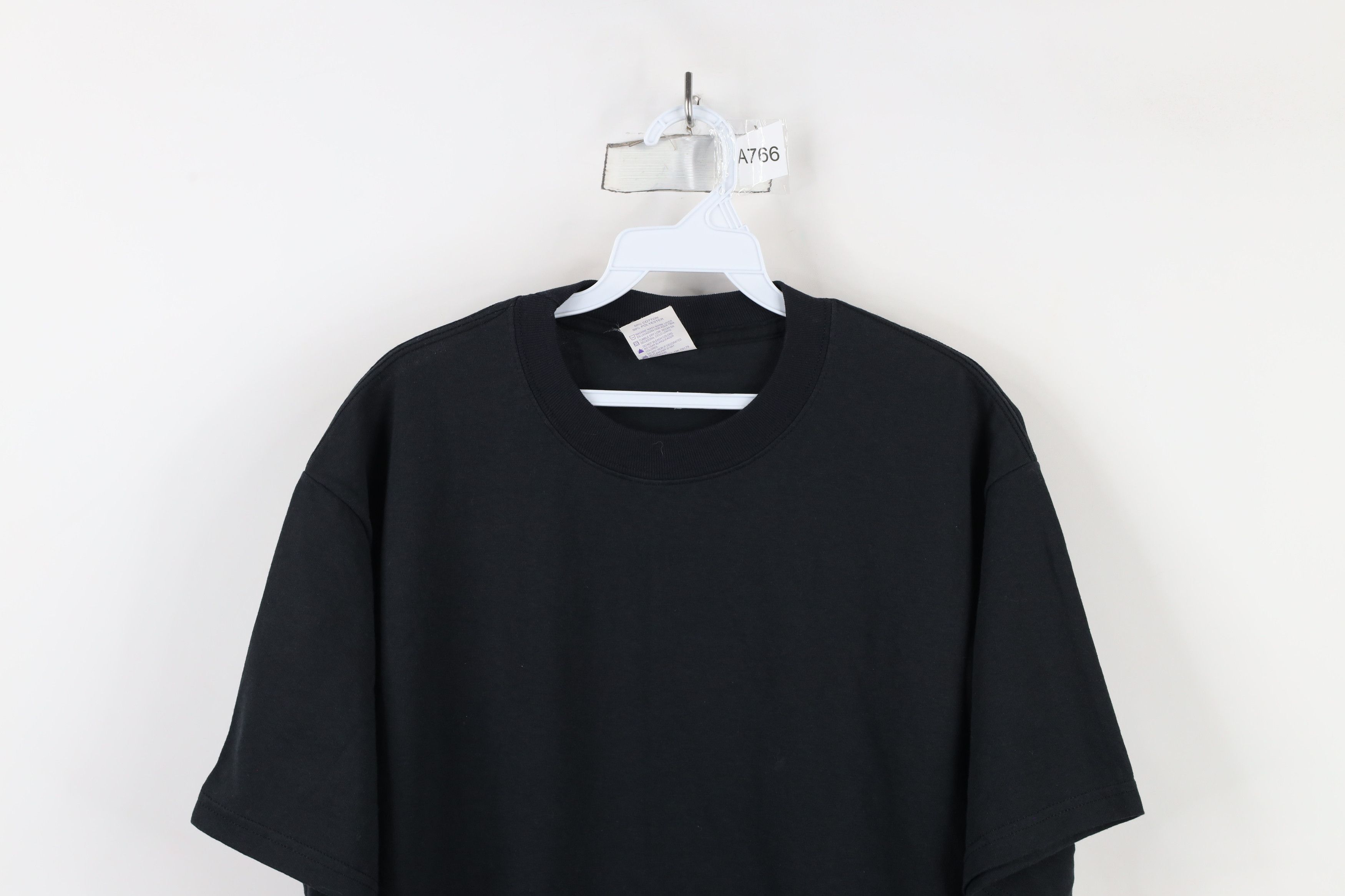 Vintage Deadstock Vintage 90s Streetwear Short Sleeve T-Shirt Black Size US L / EU 52-54 / 3 - 2 Thumbnail