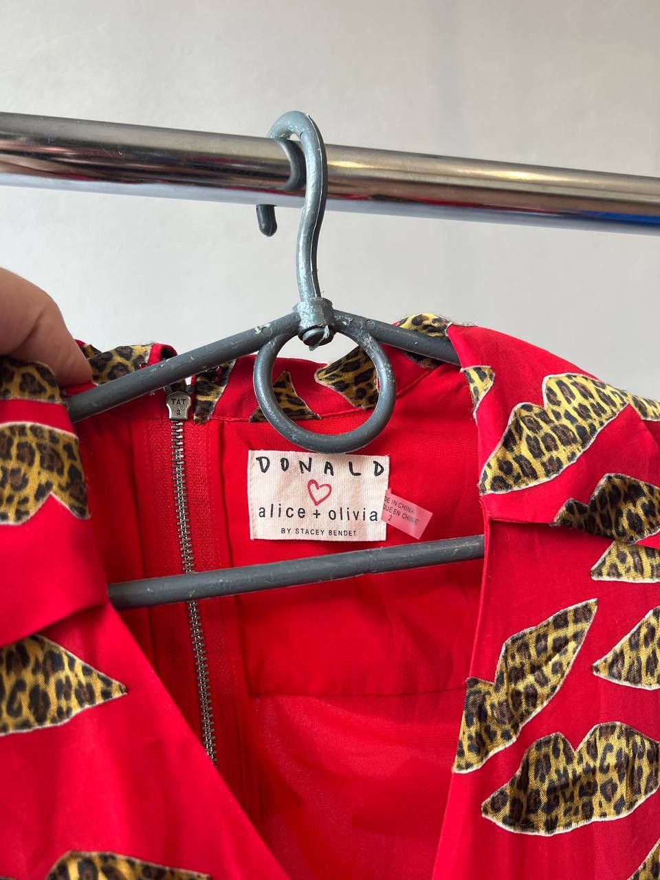 Alice + Olivia DONALD ROBERTSON ALICE+OLIVIA BY STACEY BENDET LEOPARD DRESS Size XS / US 0-2 / IT 36-38 - 6 Thumbnail