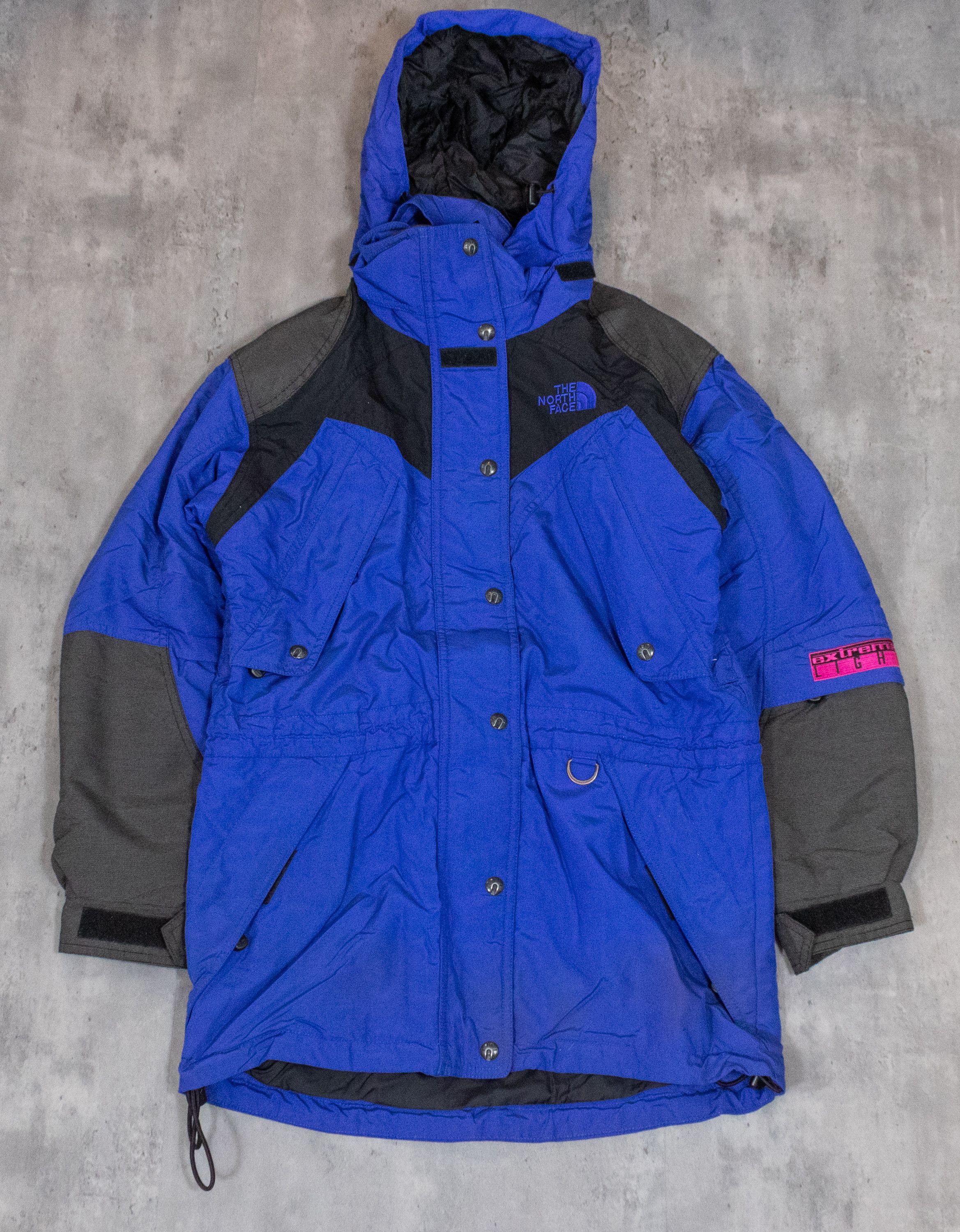 The North Face Vintage 1990's The North Face Extreme Light Blue Jacket Size US S / EU 44-46 / 1 - 3 Thumbnail