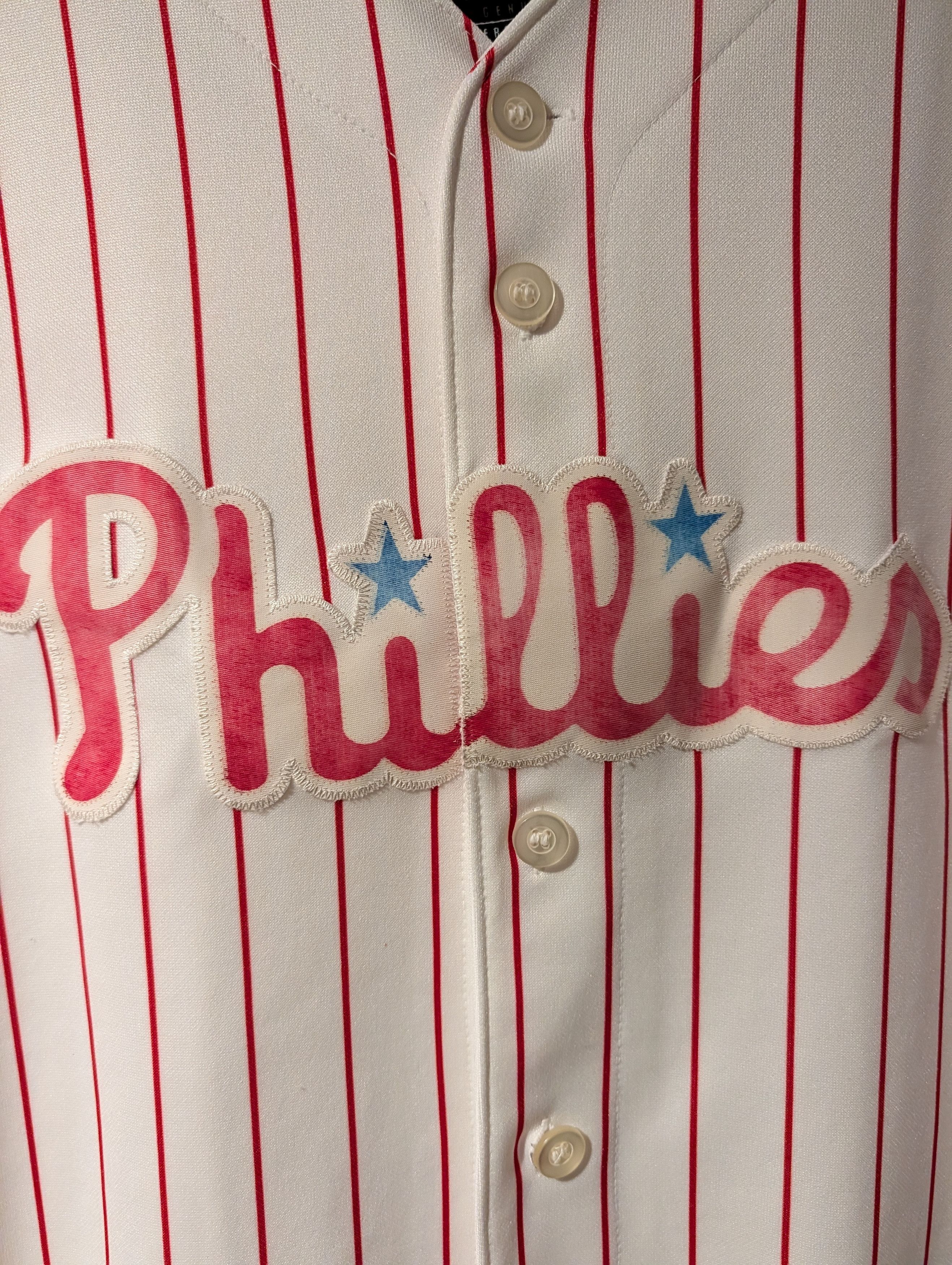 Majestic Phillies MLB Utley Patch Youth Medium Kids Baseball Jersey Size US XXS / EU 40 - 2 Thumbnail