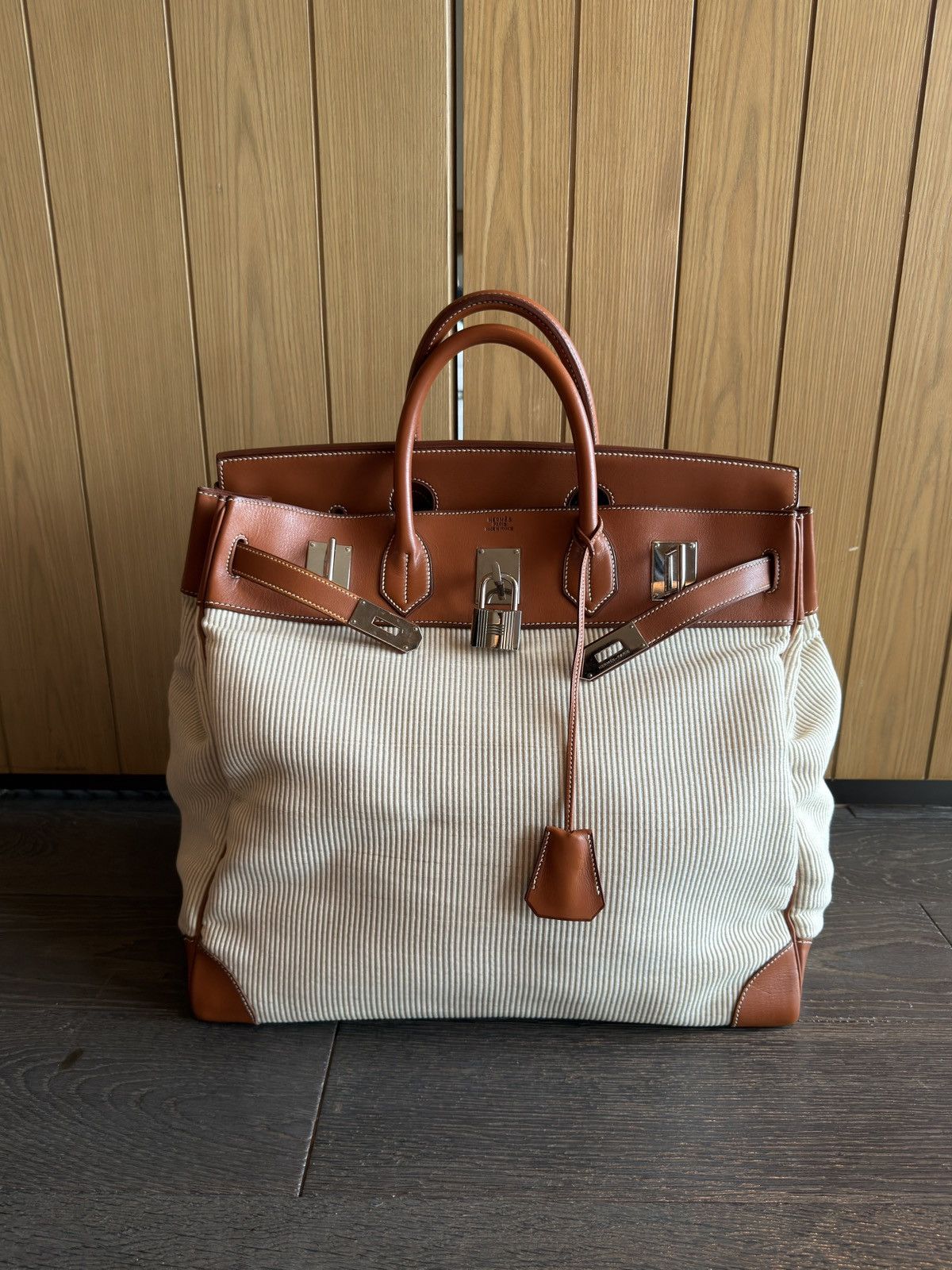 Hermes Hermès HAC 45 Crinoline Barenia Leather Size ONE SIZE - 2 Thumbnail