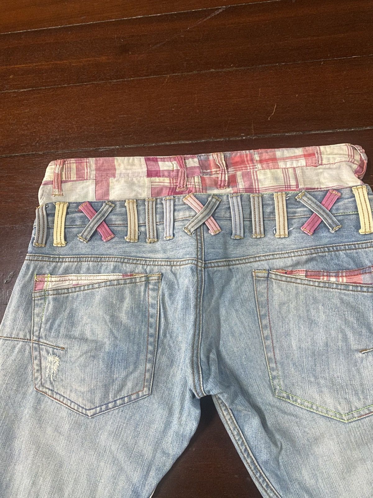 Beauty Beast VINTAGE Y2K DOMINATE DOUBLE WAISTED BONDAGE PANTS Size US 37 - 17 Thumbnail
