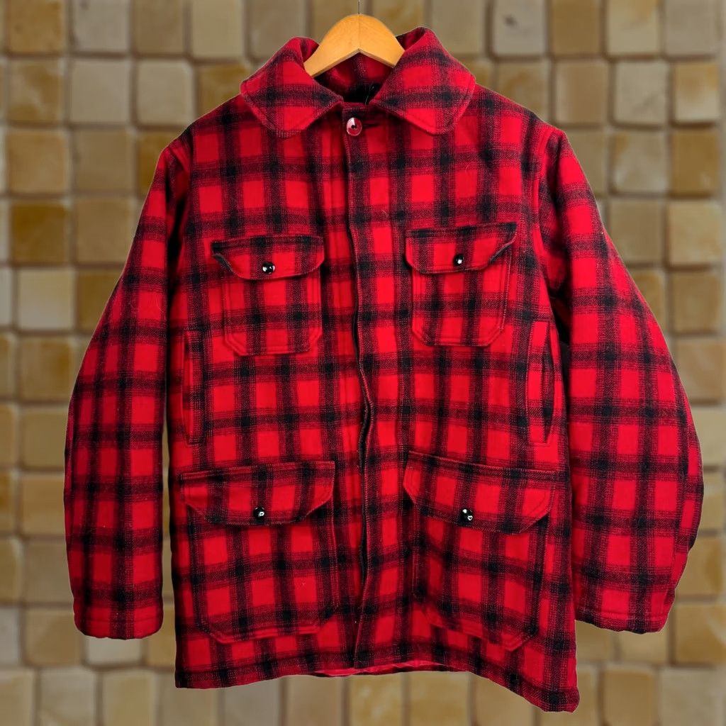 Vintage VINTAGE Woolrich Coat Mackinaw Buffalo Plaid Wool Hunting Jacket Sz 42 USA Shirt Size US XS / EU 42 / 0 - 1 Thumbnail