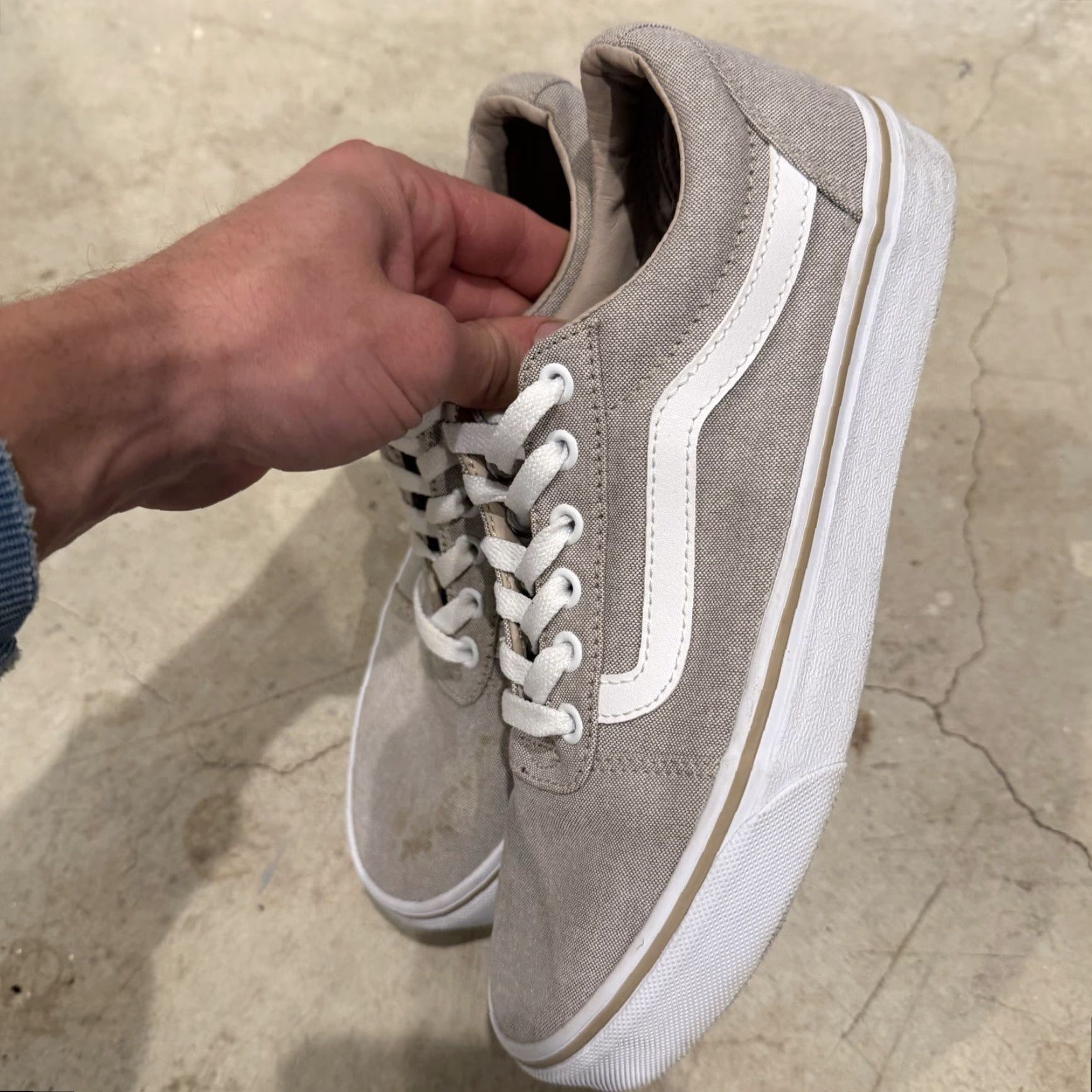 Vans VANS Ward Womens Low Top Lace Up Shoes In (Summer Camp) Taupe Size 8.5 Sneaker Shoes Womens Size M / US 6-8 / IT 42-44 - 6 Thumbnail