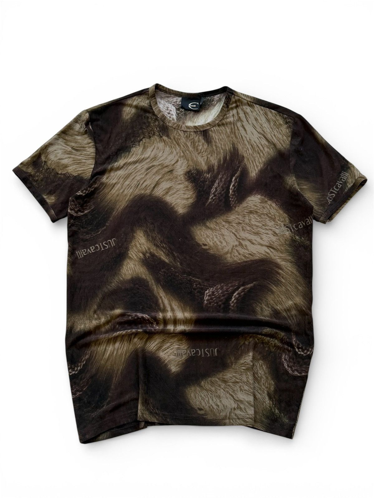 Just Cavalli Archive 2000s Cavalli All Over Print T-Shirt Size US L / EU 52-54 / 3 - 1 Thumbnail