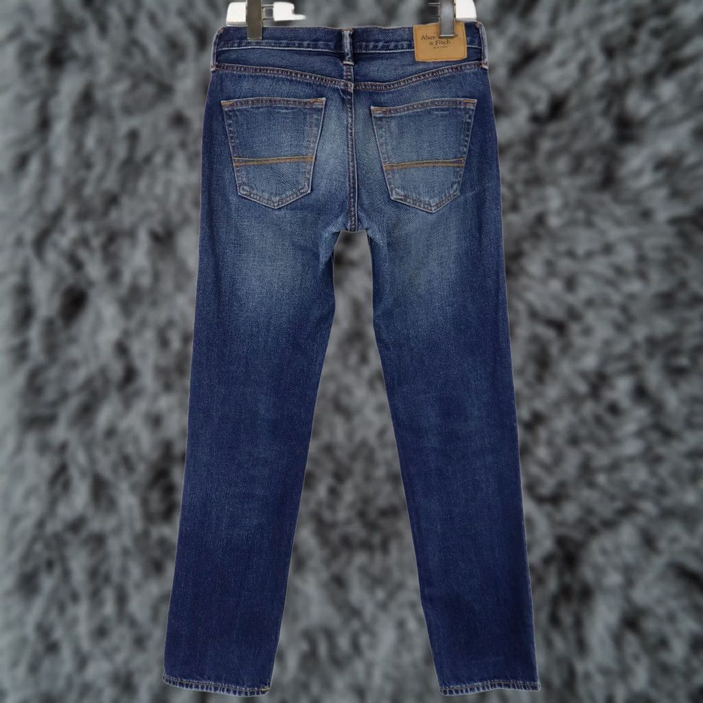 Abercrombie & Fitch Abercrombie & Fitch Jeans Men W30/L32 Faded Whiskers Button Fly Straight Size US 30 / EU 46 - 1 Thumbnail
