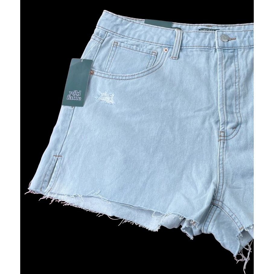 Other Wild Fable - Women's High-Rise Cutoff Short - Light Blue - 1 Size 36" / US 14 / IT 50 - 13 Thumbnail