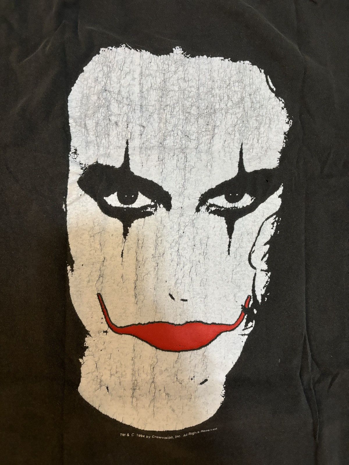 Vintage Rare 90s Vintage The Crow Eric Draven Brandon Lee Movie T Size US XL / EU 56 / 4 - 18 Thumbnail
