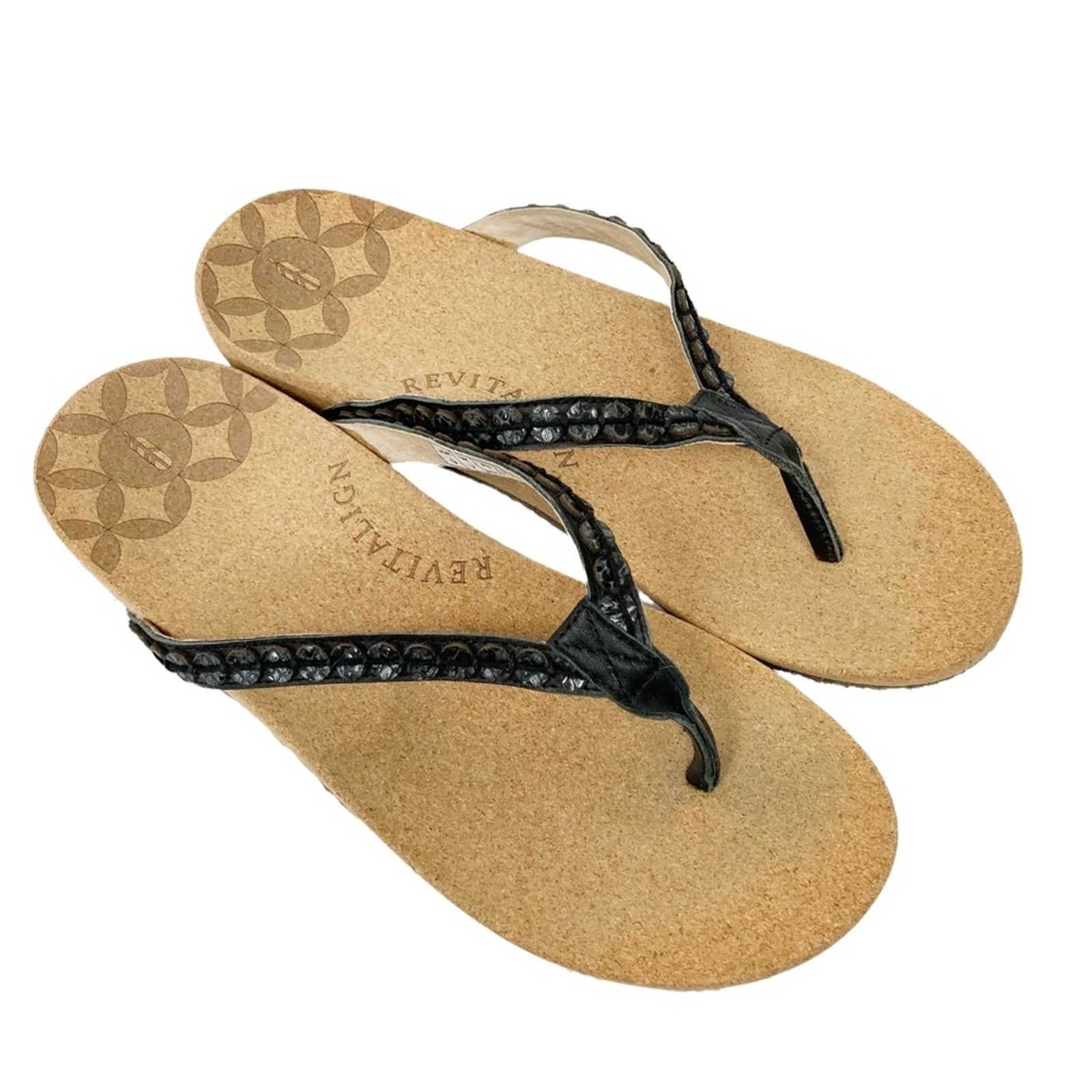 Other Revitalign Black Flip Flops Sz 9 Size US 9 / IT 39 - 1 Thumbnail