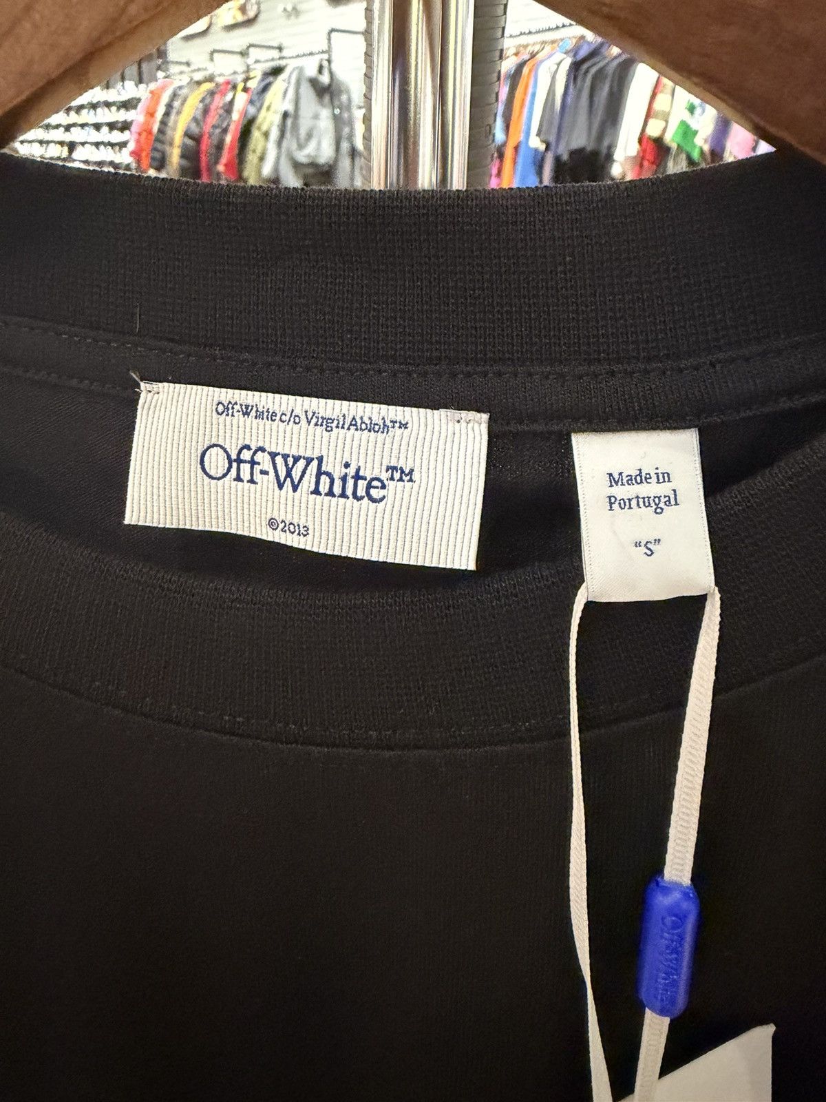 Off-White Size S - Off-White Classic Logo T-Shirt Black/Yellow Size US S / EU 44-46 / 1 - 8 Thumbnail
