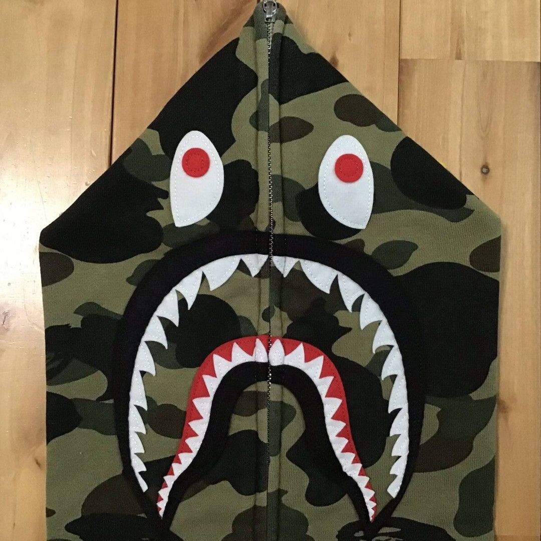 Bape BAPE camo Shark full zip hoodie a bathing ape PONR Size US L / EU 52-54 / 3 - 3 Thumbnail