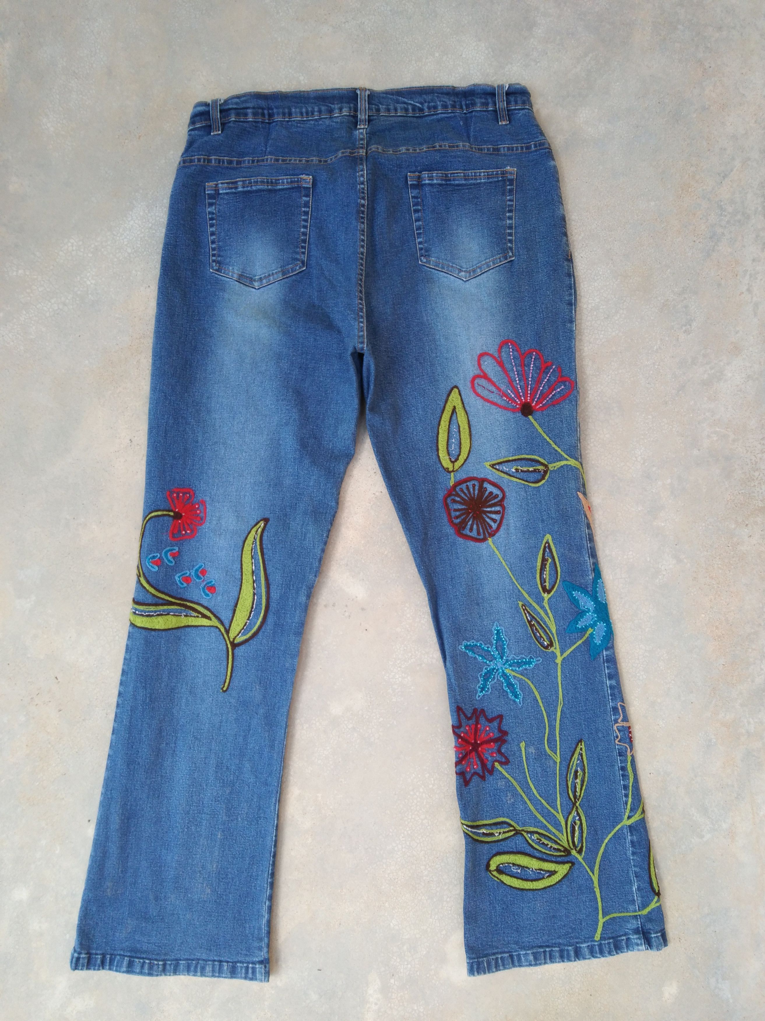 Japanese Brand Kapital Jeans Style Boot Cut Flared 34x30 Size US 34 / EU 50 - 2 Thumbnail