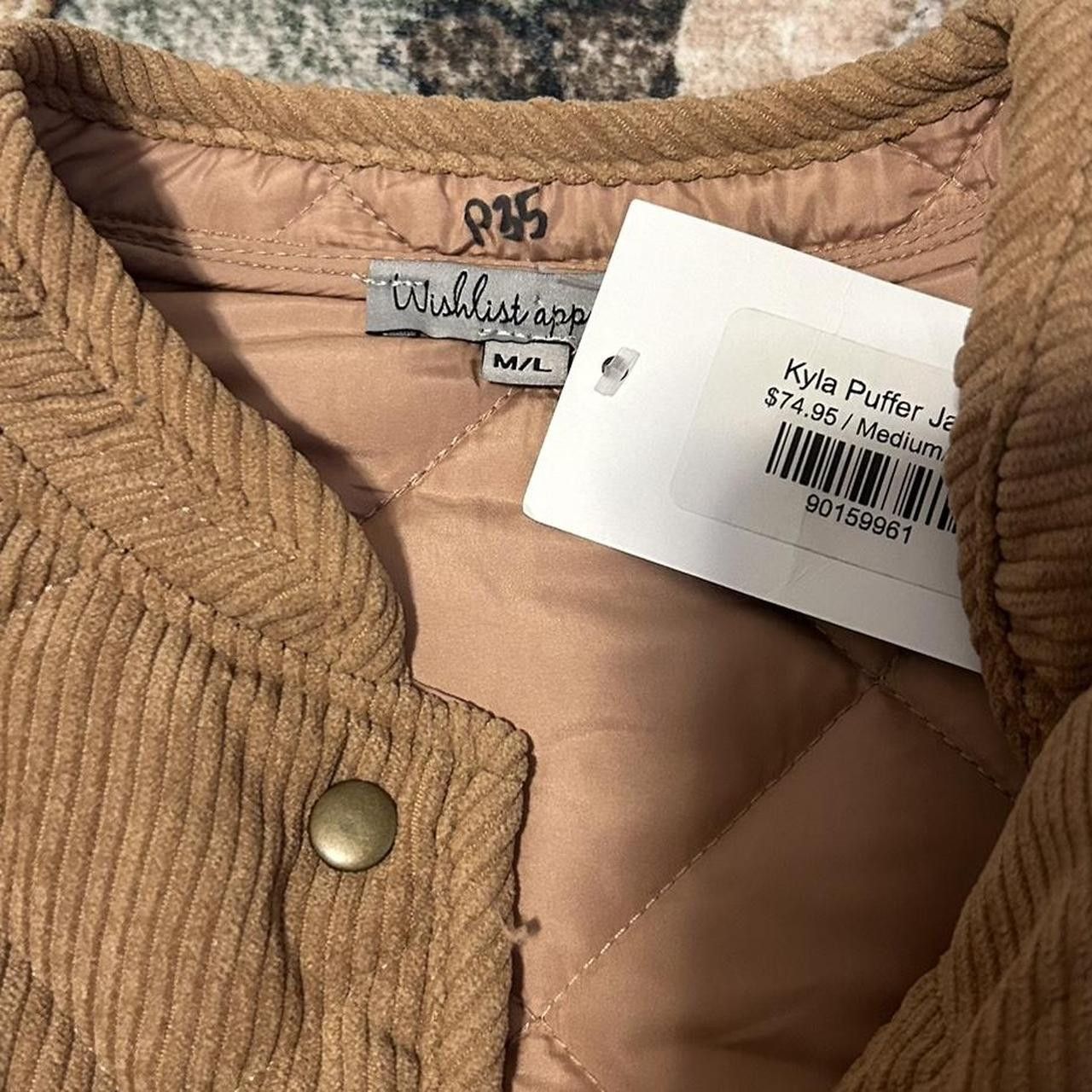 Other Wishlist App Tan Puffer Jacket M Size M / US 6-8 / IT 42-44 - 2 Thumbnail