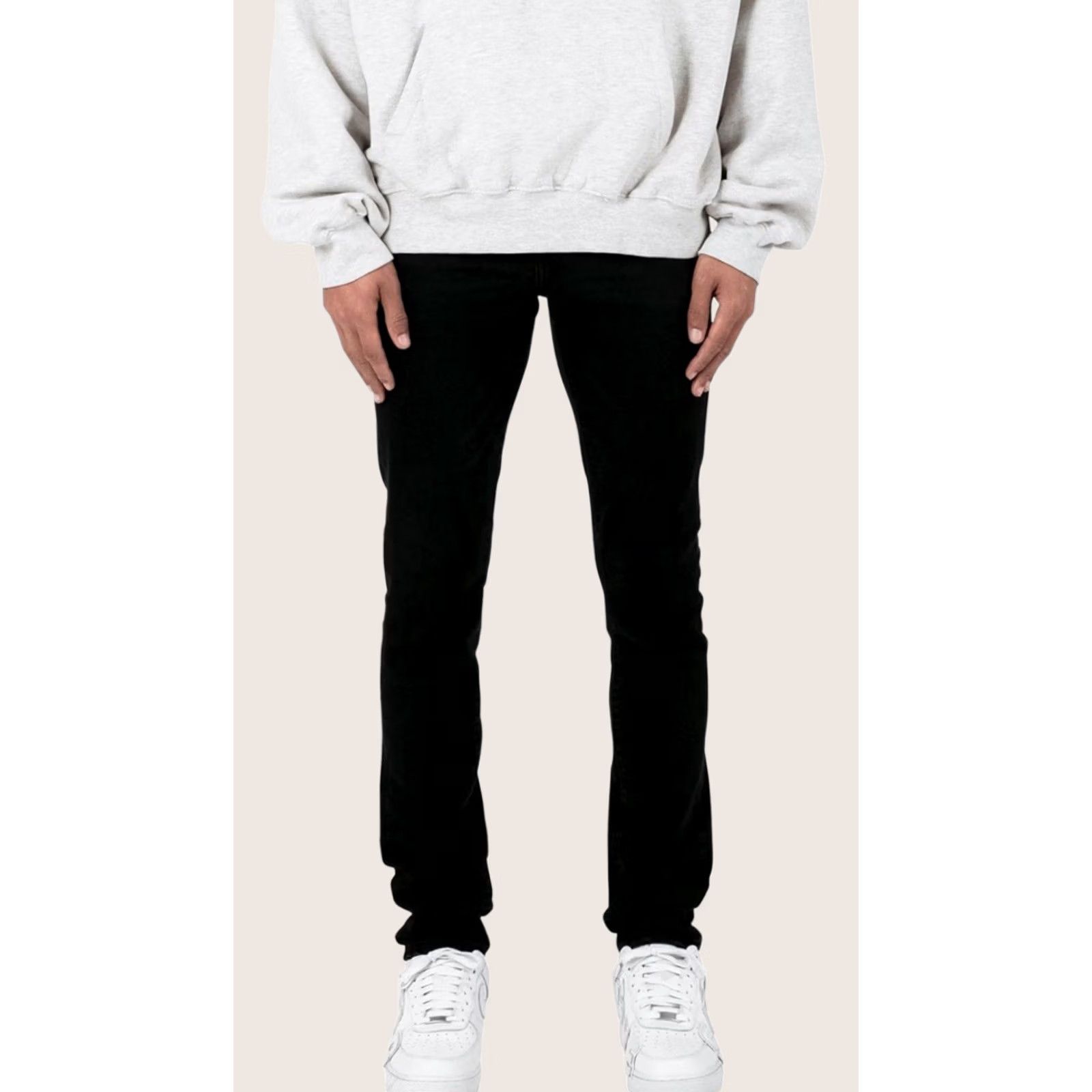 MNML mnml Jeans - Black - Size 38x30 - Men’s Skinny Everyday Denim, 5-Pocket, Cotton-Spandex, Inseam 30 - NWT No Trash Tags Size US 38 / EU 54 - 1 Thumbnail