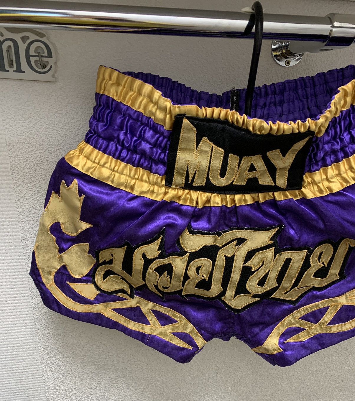 Japanese Brand Muay Thai Muaythai thaiboxing thai boxing purple shorts 32 M Size US 32 / EU 48 - 3 Thumbnail