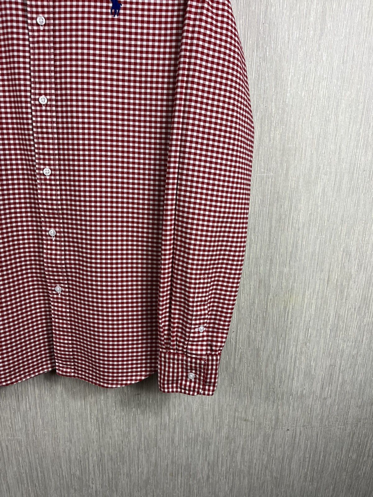 Ralph Lauren × Ralph Lauren Sport × Vintage Vintage Ralph Lauren Sport gingham classic shirt checked Size M / US 6-8 / IT 42-44 - 6 Thumbnail