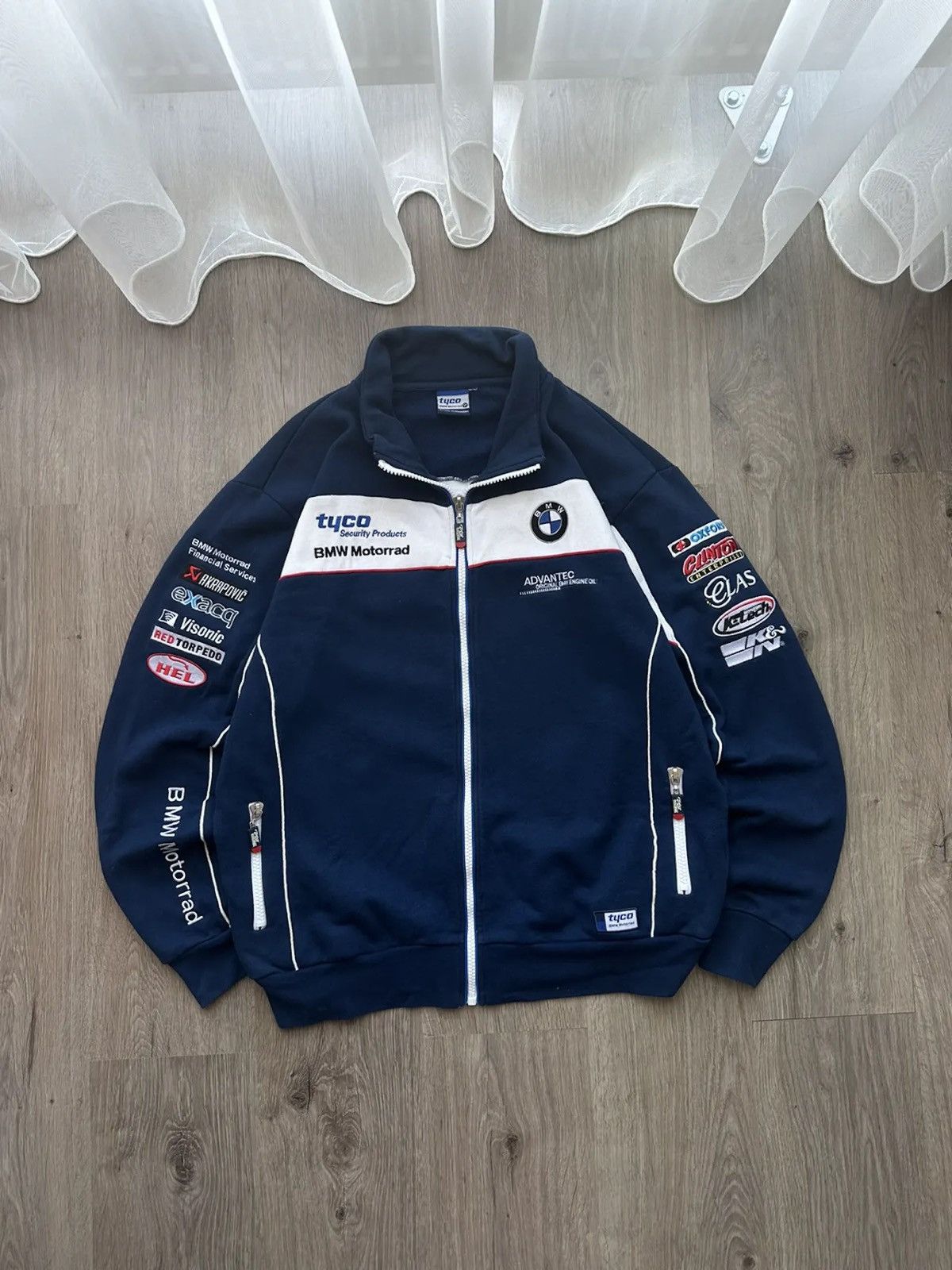 Vintage BMW Motorrad Racing Tuco Zip Hoodie Formula Uno