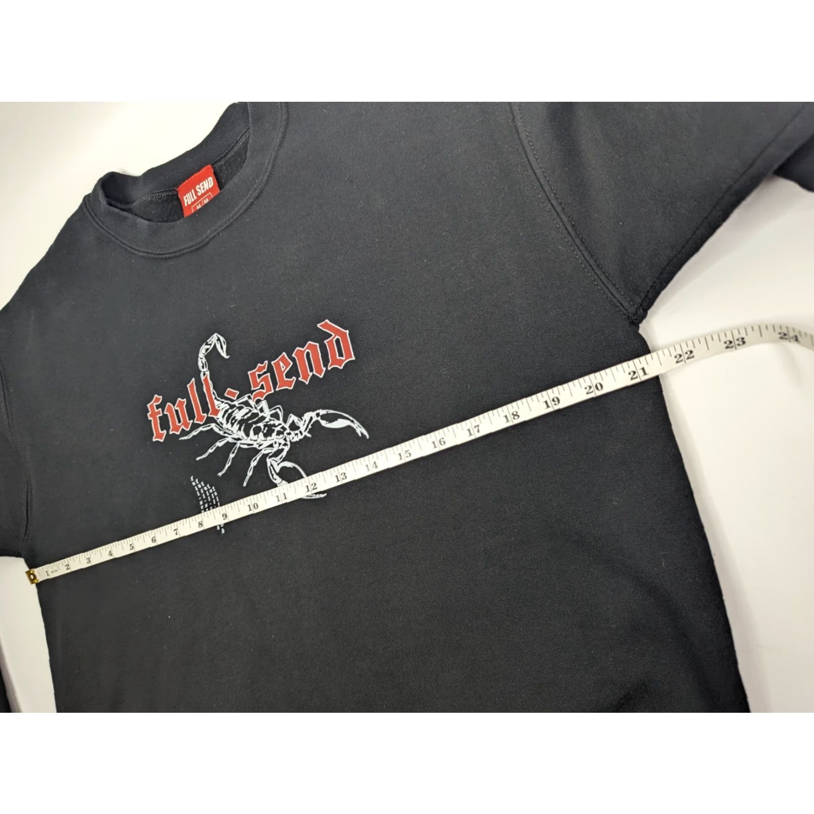 Vintage Nelk Boys Full Send Scorpion Sweatshirt Men's M Long Sleeve Crew Neck Black Size US M / EU 48-50 / 2 - 6 Thumbnail