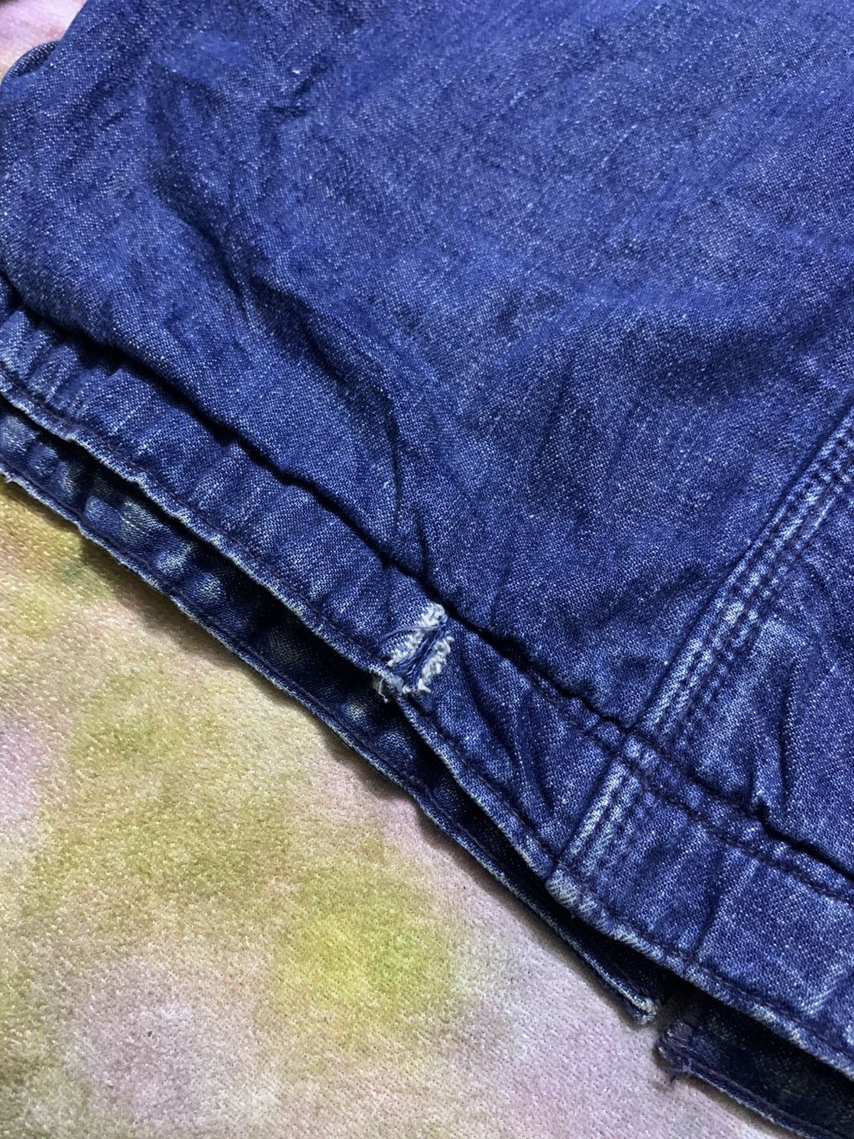 Sears Vintage 50’s HERCULES SEARS Chore Blanket Lined Denim Jacket Size US S / EU 44-46 / 1 - 16 Thumbnail