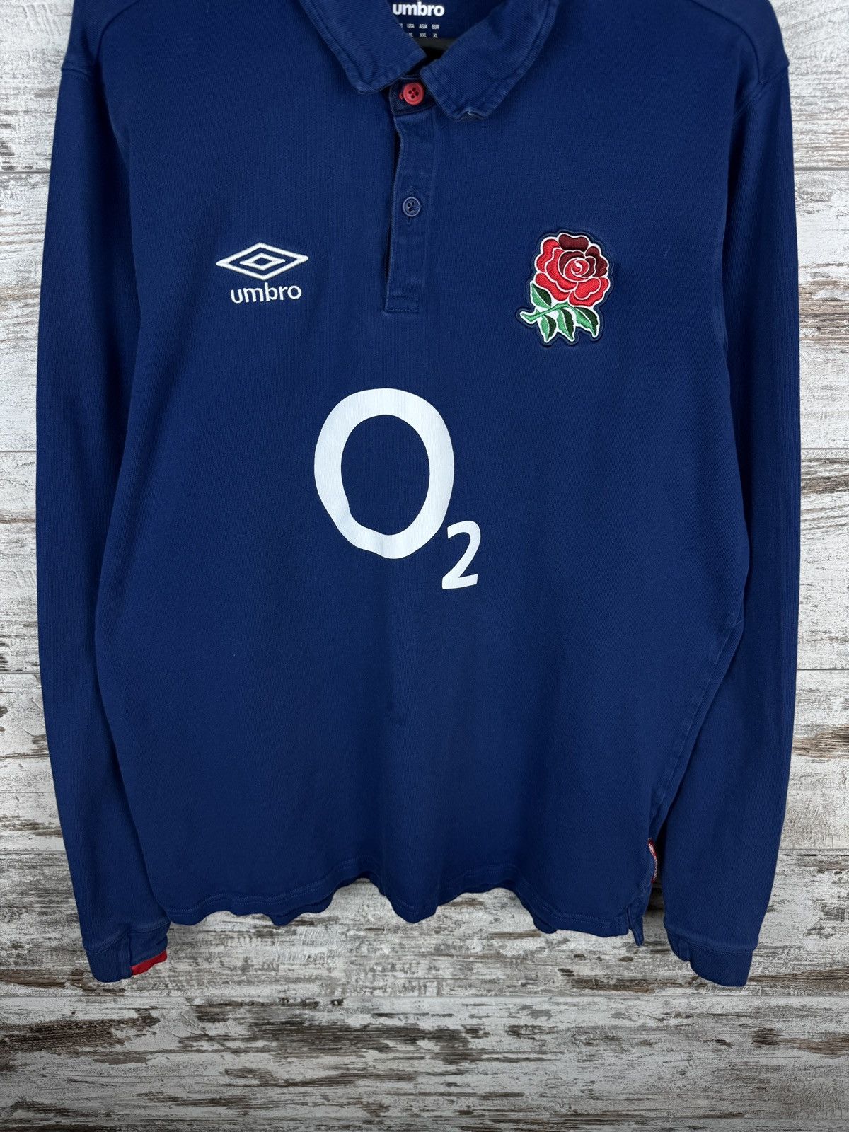 Umbro × Vintage Mens Vintage Umbro England Rugby league sweatshirt T-shirt Size US XL / EU 56 / 4 - 4 Thumbnail