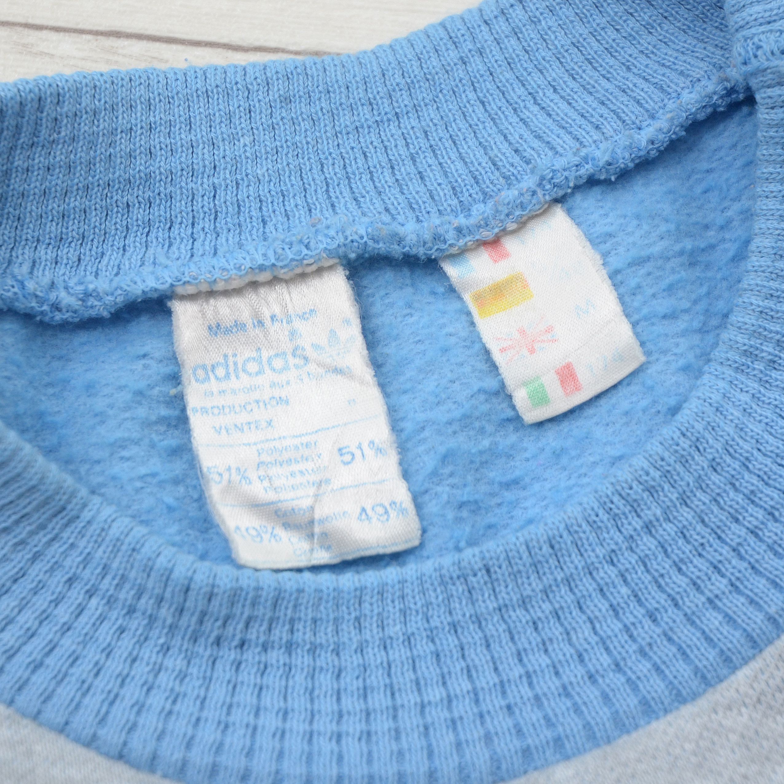Adidas × Vintage Vintage 70-80's Adidas Ventex GREENWICH Diamond Sweatshirt Size US M / EU 48-50 / 2 - 9 Thumbnail