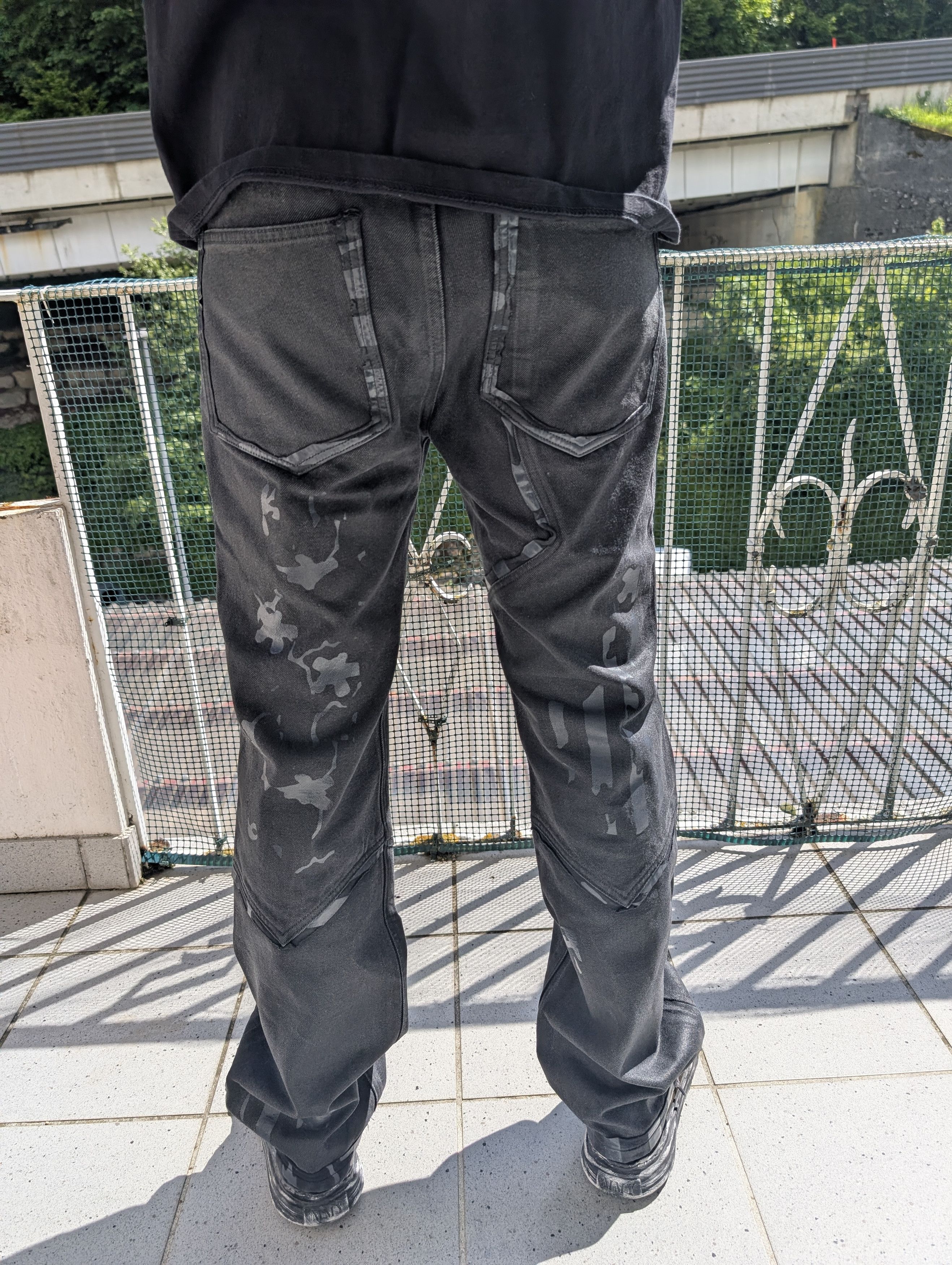 Racer Worldwide waxed jeans Size US 32 / EU 48 - 7 Thumbnail