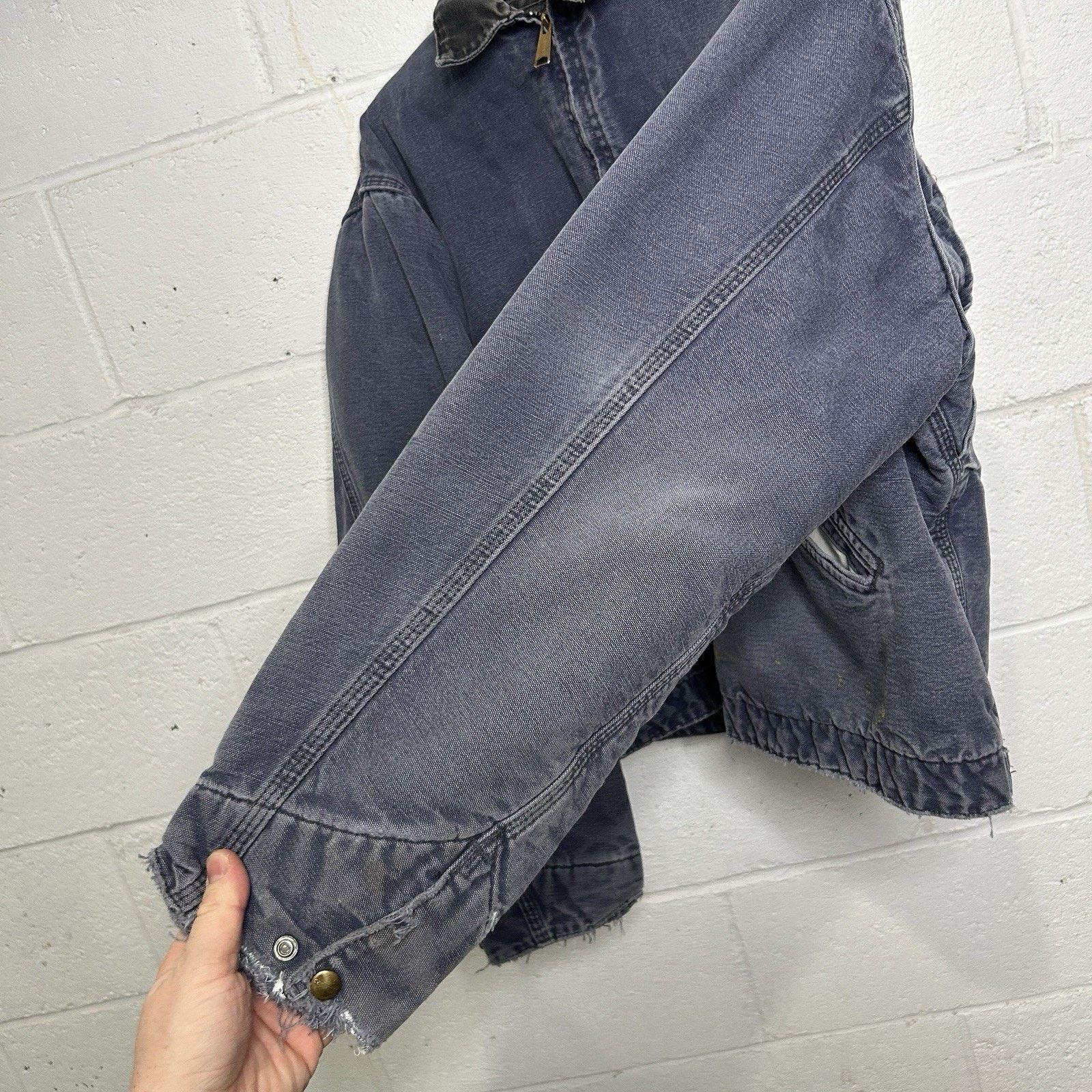 Carhartt Vintage Carhartt Blanket-Lined Detroit Jacket “Petrol” J64 Size US XL / EU 56 / 4 - 9 Thumbnail