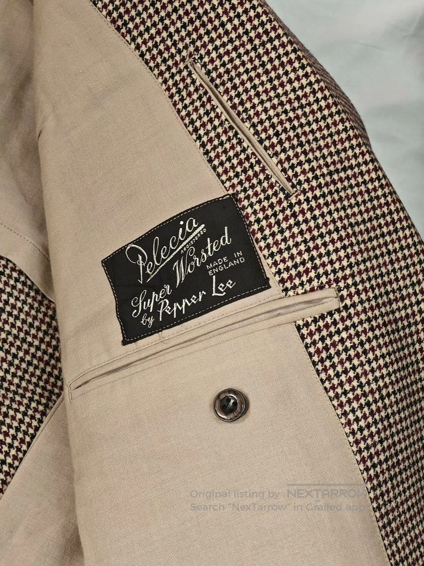 Japanese Brand Custom British Wool Blazer. Size US L / EU 52-54 / 3 - 7 Thumbnail
