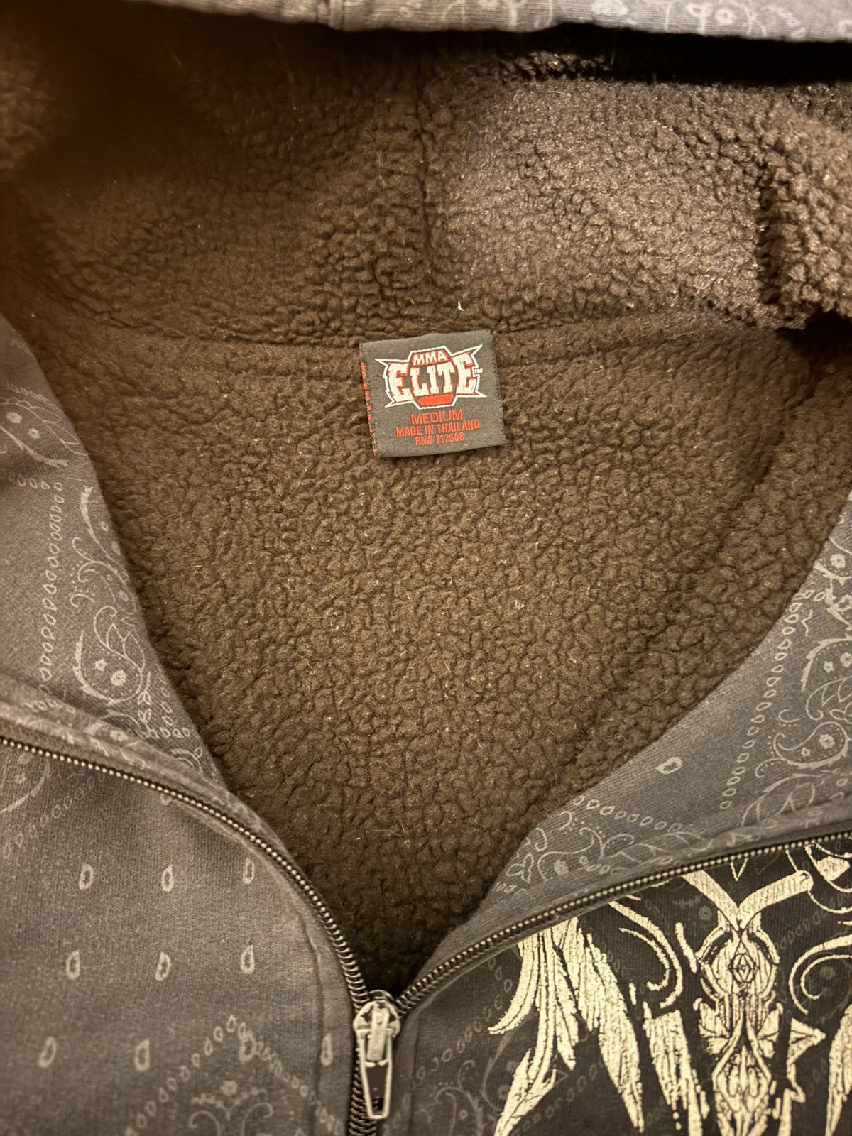 Affliction MMA ELITE VINTAGE HOODIE Size US M / EU 48-50 / 2 - 3 Thumbnail