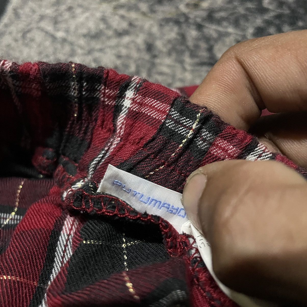 Japanese Brand × Seditionaries 💥Archive💥- PUTUMAYO Plaid Red Tartan Asymmectrical Skirt Size 28" / US 6 / IT 42 - 8 Thumbnail