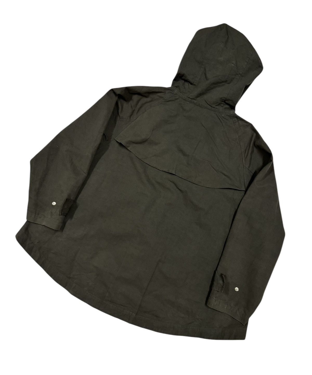 45rpm × Umii 908 MidiUmi Hoodies Miliitary Cape Olive Green Oversized Jacket Size US L / EU 52-54 / 3 - 11 Thumbnail