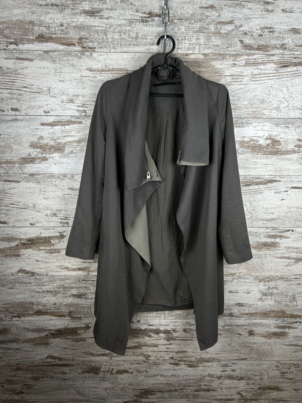 Allsaints × Japanese Brand Women’s AllSaints IONA COAT jacket trench luxury grey Size XS / US 0-2 / IT 36-38 - 3 Thumbnail