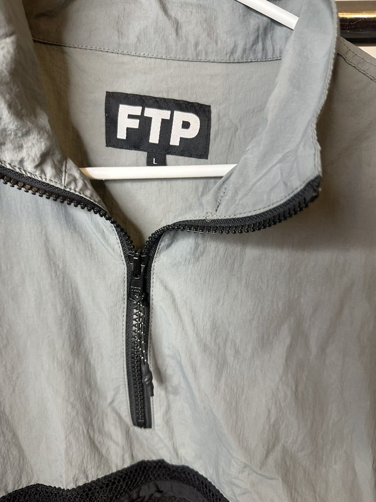 Fuck The Population FTP Mesh Pocket Half Zip Size Large - Grey Size US L / EU 52-54 / 3 - 4 Thumbnail