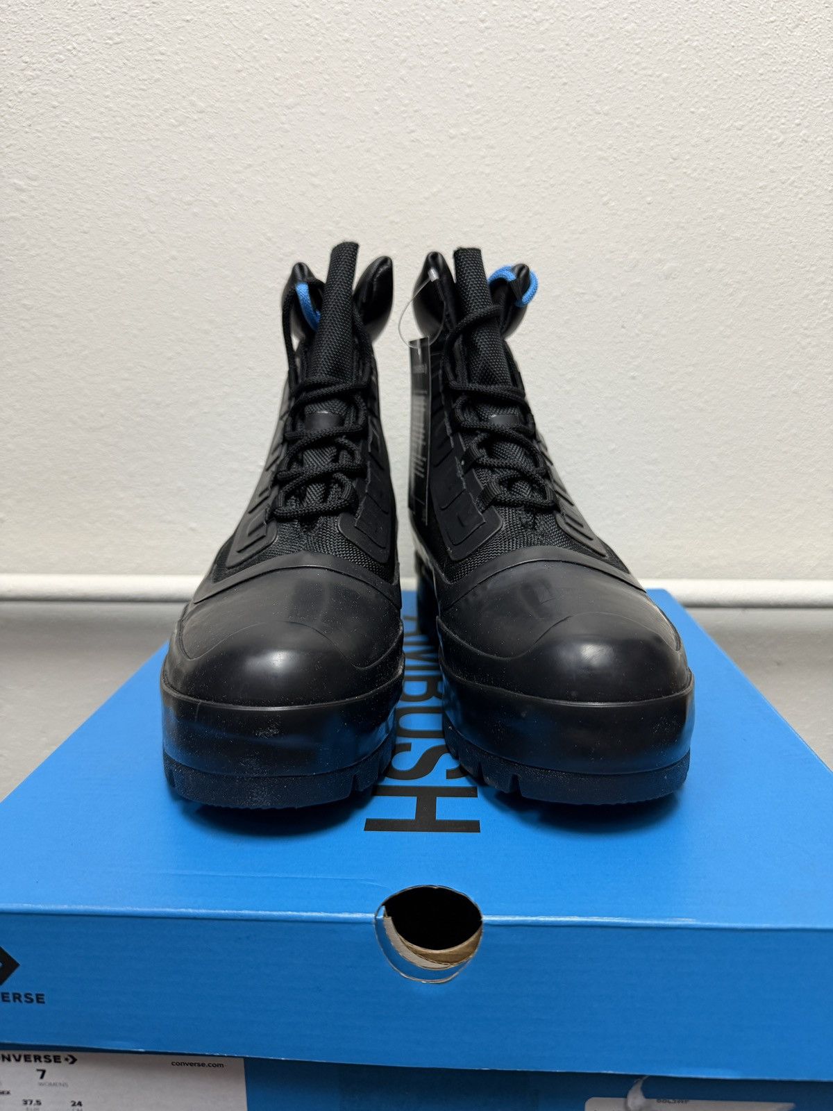 Ambush Design × Converse Converse x Ambush CTAS Duck Boot Black Canvas Womens Size US 7 / IT 37 - 2 Thumbnail