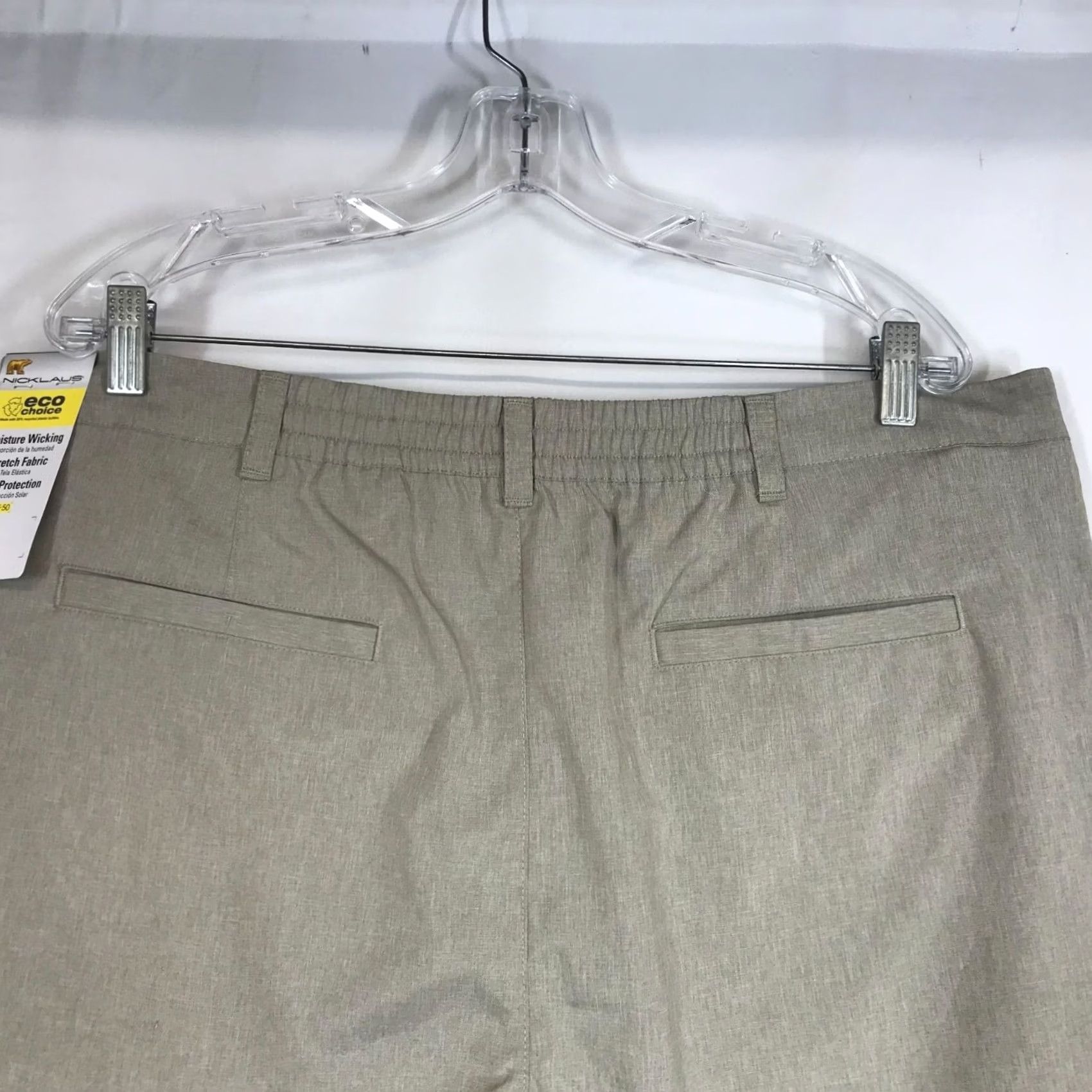 Vintage Jack Nicklaus Golf Shorts Beige Stretch Mens 40 Size US 40 / EU 56 - 5 Thumbnail