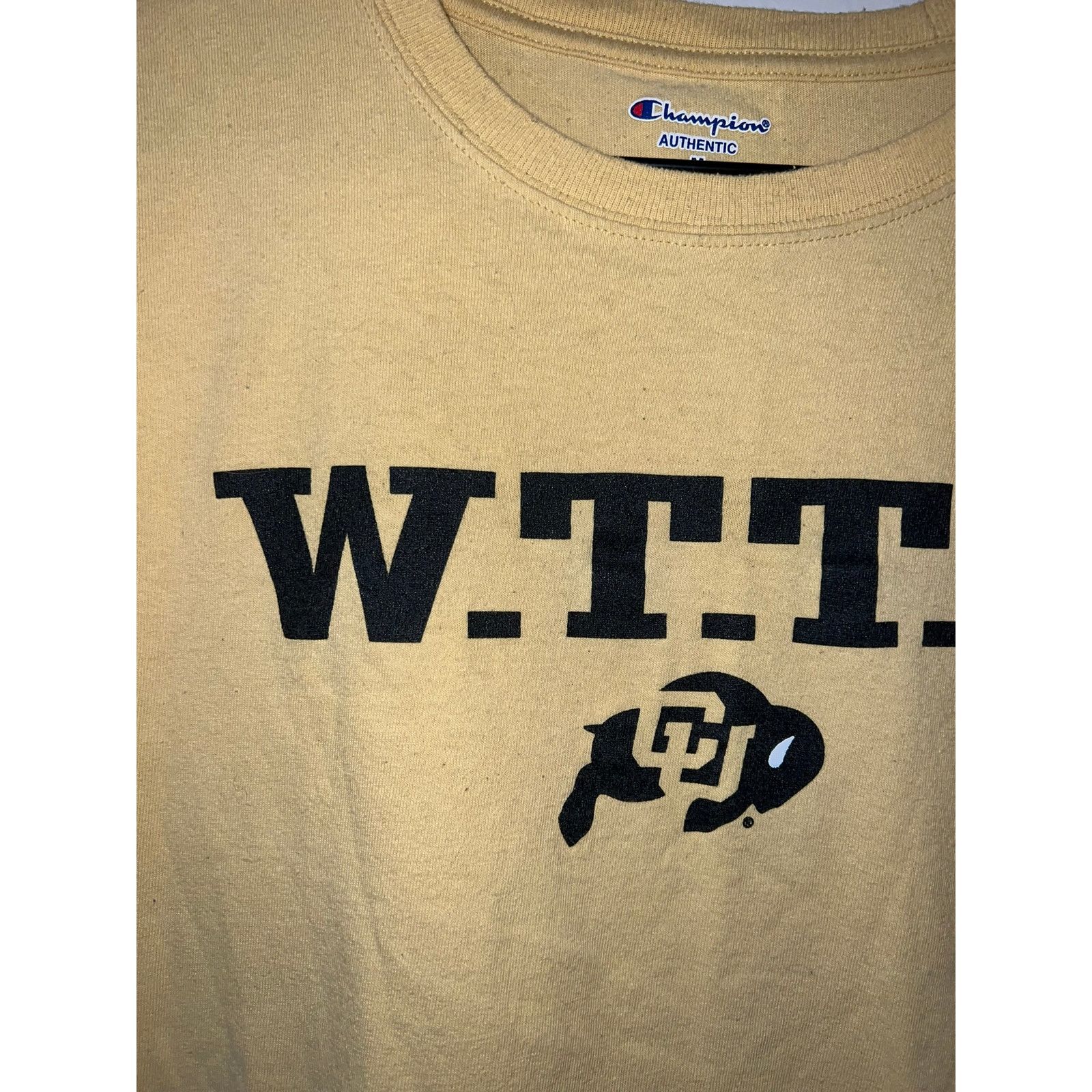 Champion Champion Colorado University Shirt CU WTTF Tee M Medium Size US M / EU 48-50 / 2 - 3 Thumbnail