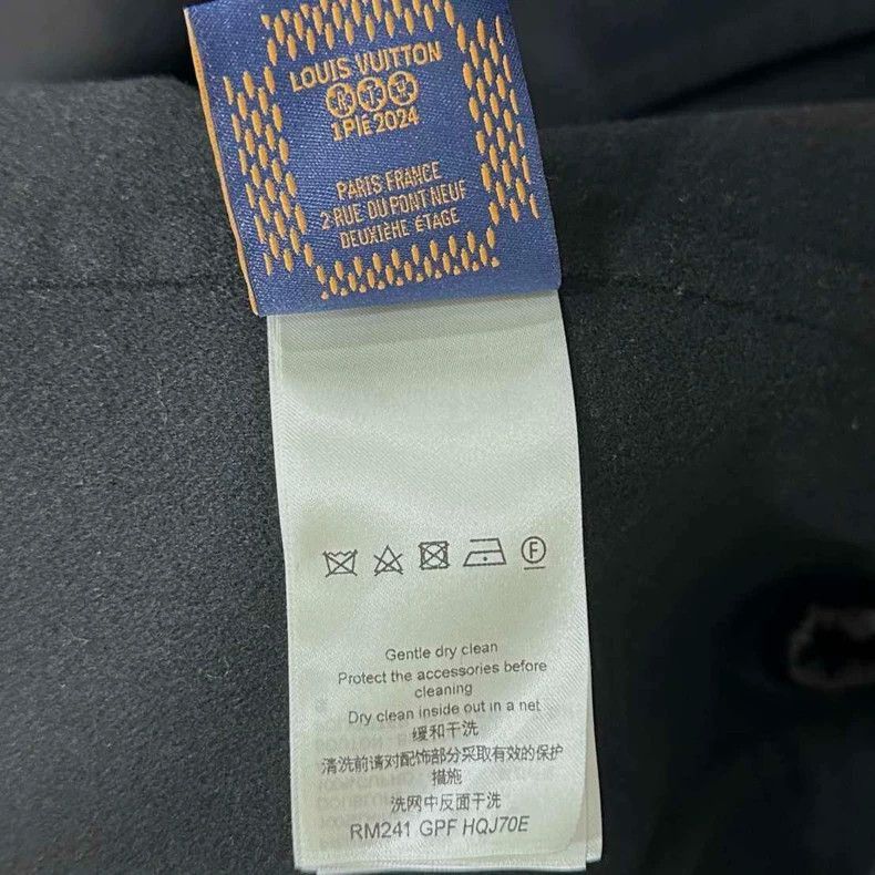 Louis Vuitton Louis Vuitton Black Wool Jacket -2505 Size XL / US 12-14 / IT 48-50 - 6 Thumbnail