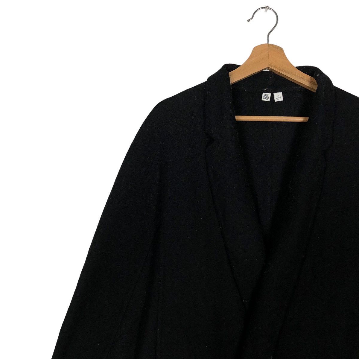Japanese Brand 🔥Rich Black - Long Jacket Undercover Uniqlo Japan Made Size US S / EU 44-46 / 1 - 6 Thumbnail