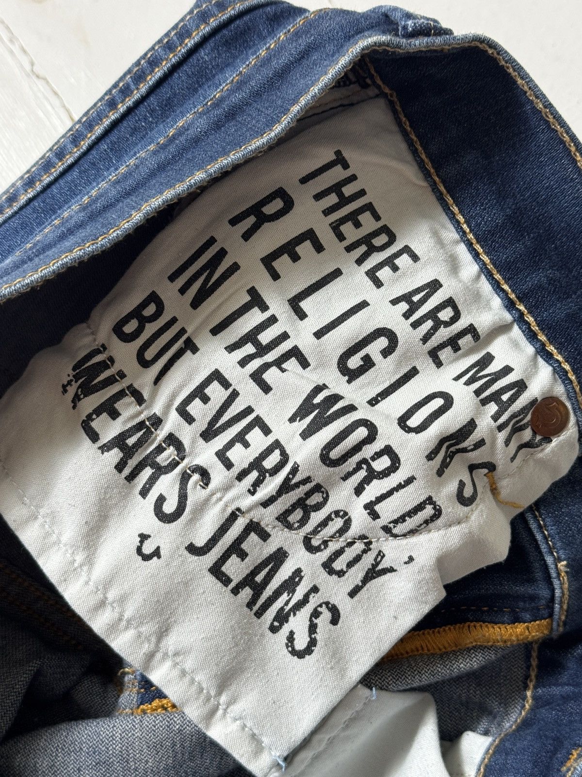 True Religion VINTAGE TRUE RELIGION 2000s SKINNY JEANS Size 27" / US 4 / IT 40 - 11 Thumbnail