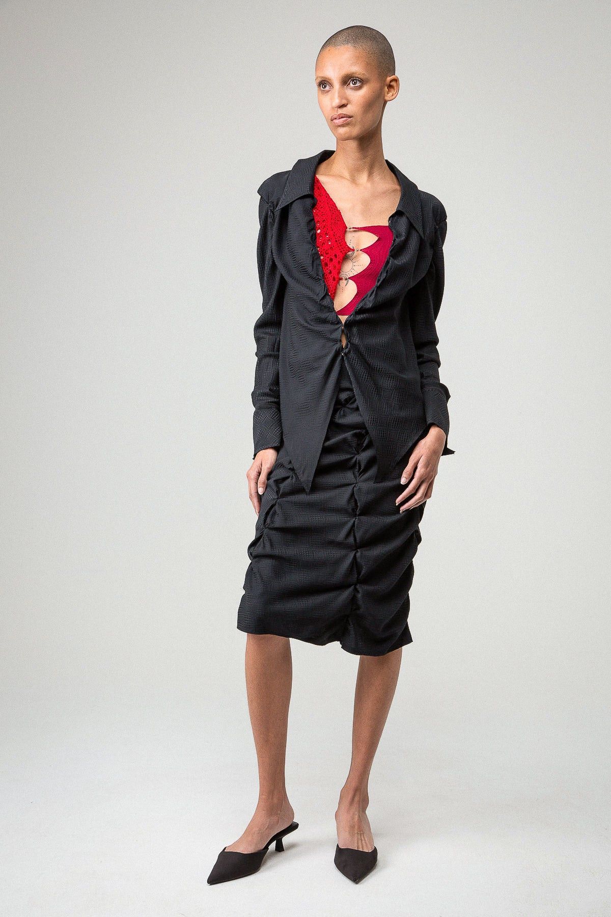 RUIbuilt $655 RUI Silk Skirt Size 27" / US 4 / IT 40 - 4 Thumbnail