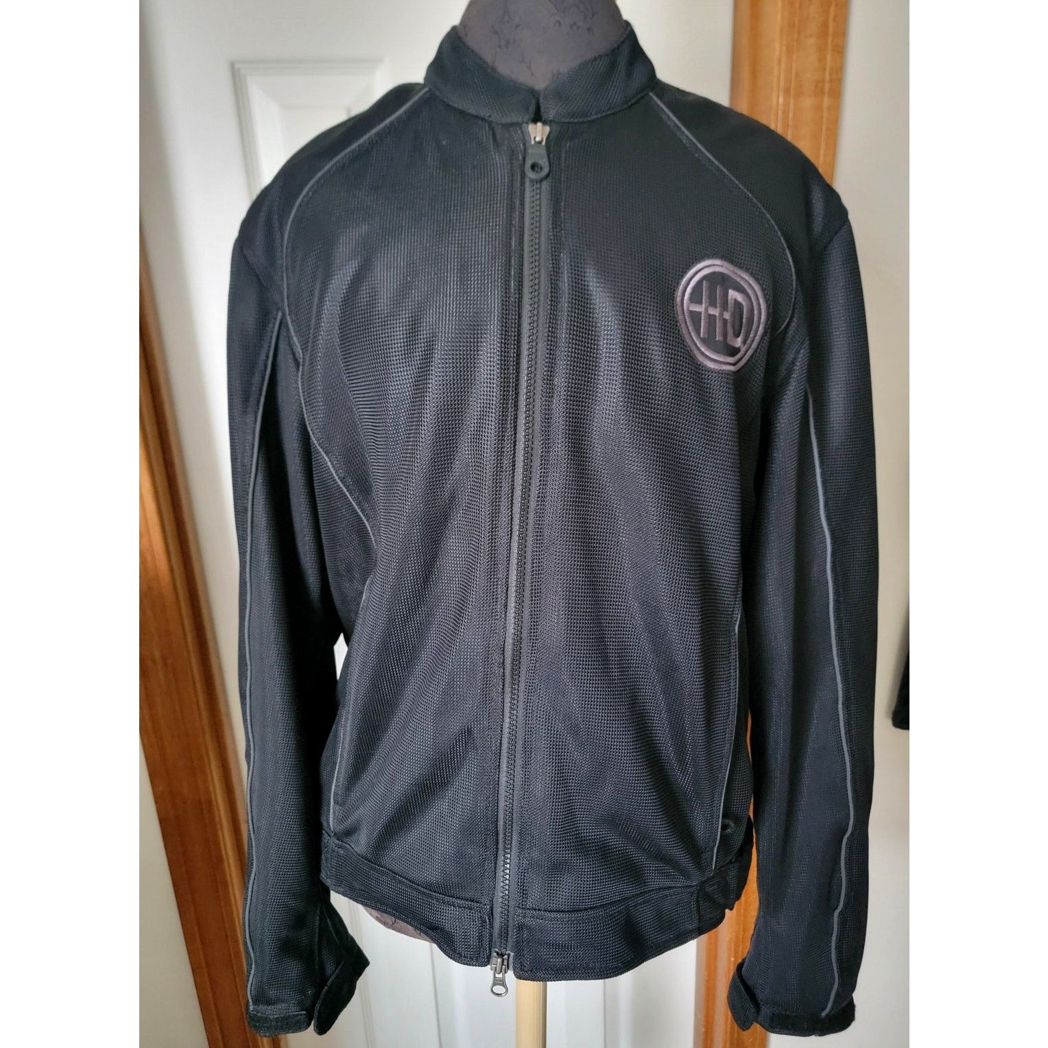 Harley Davidson Harley-Davidson Eagle Men’s Black Mesh Jacket Size M Size US M / EU 48-50 / 2 - 2 Thumbnail