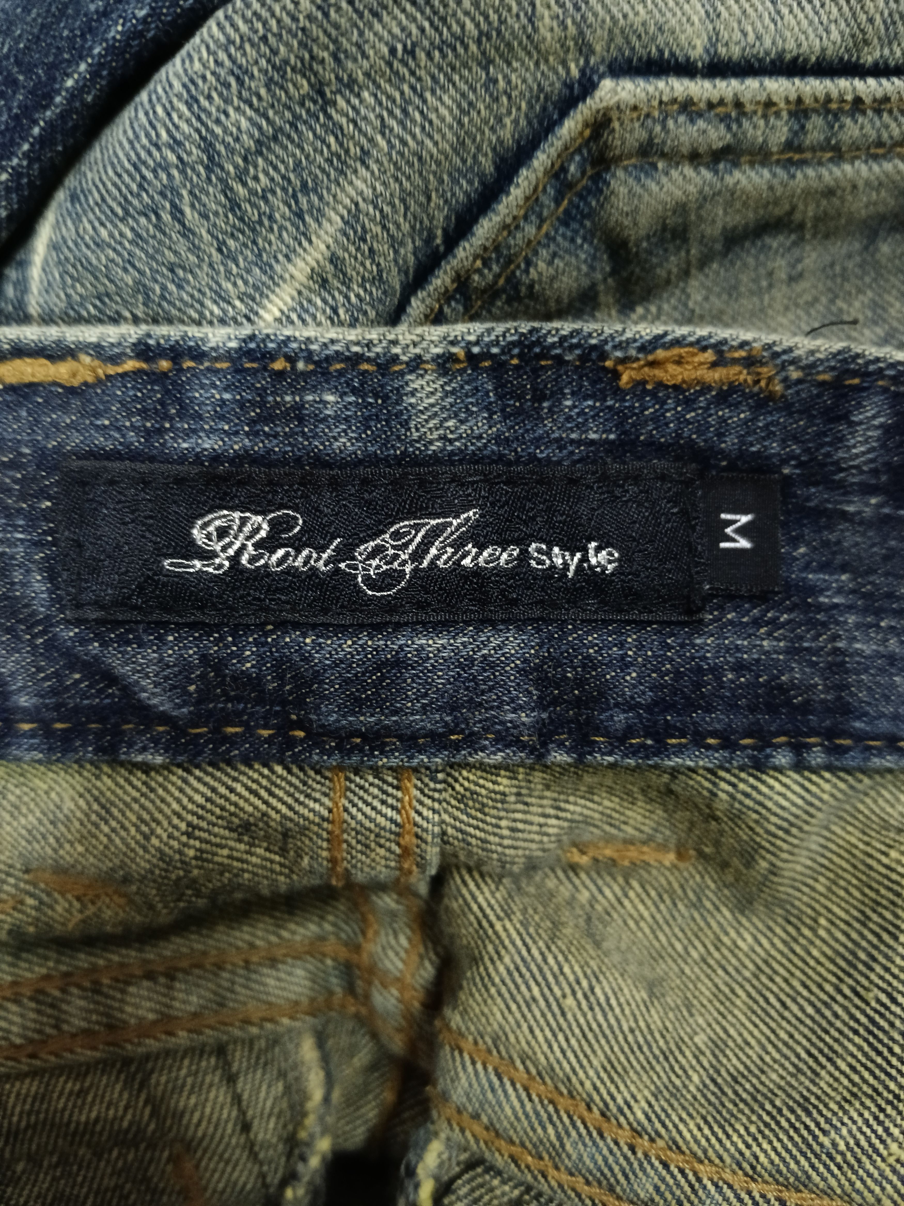 Japanese Brand SiCK RUSTY ZIPPER POCKET ROT THREE DENIM PANTS Size US 30 / EU 46 - 7 Thumbnail