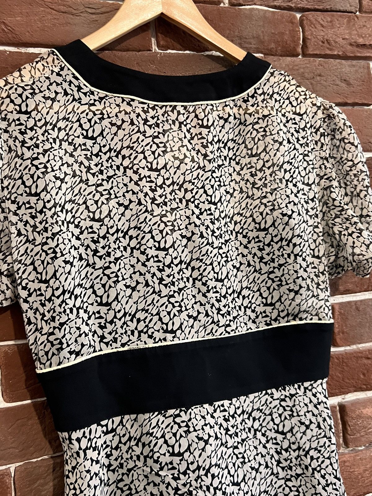 Dolce & Gabbana Rare Dolce & Gabbana Silk Dress 44IT designer Leaf Print Size M / US 6-8 / IT 42-44 - 15 Thumbnail