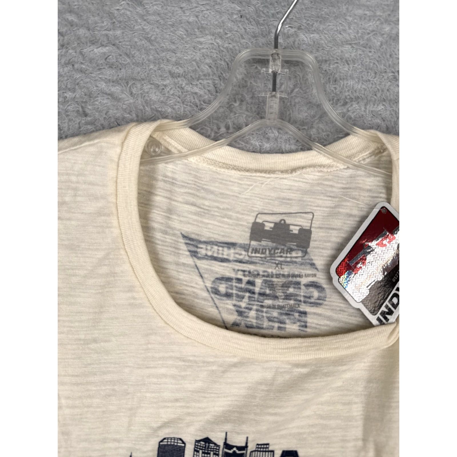 Vintage INDYCAR Tank Beige Nashville Music City Grand Prix Tank Top Shirt Large Womens Size L / US 10 / IT 46 - 7 Thumbnail